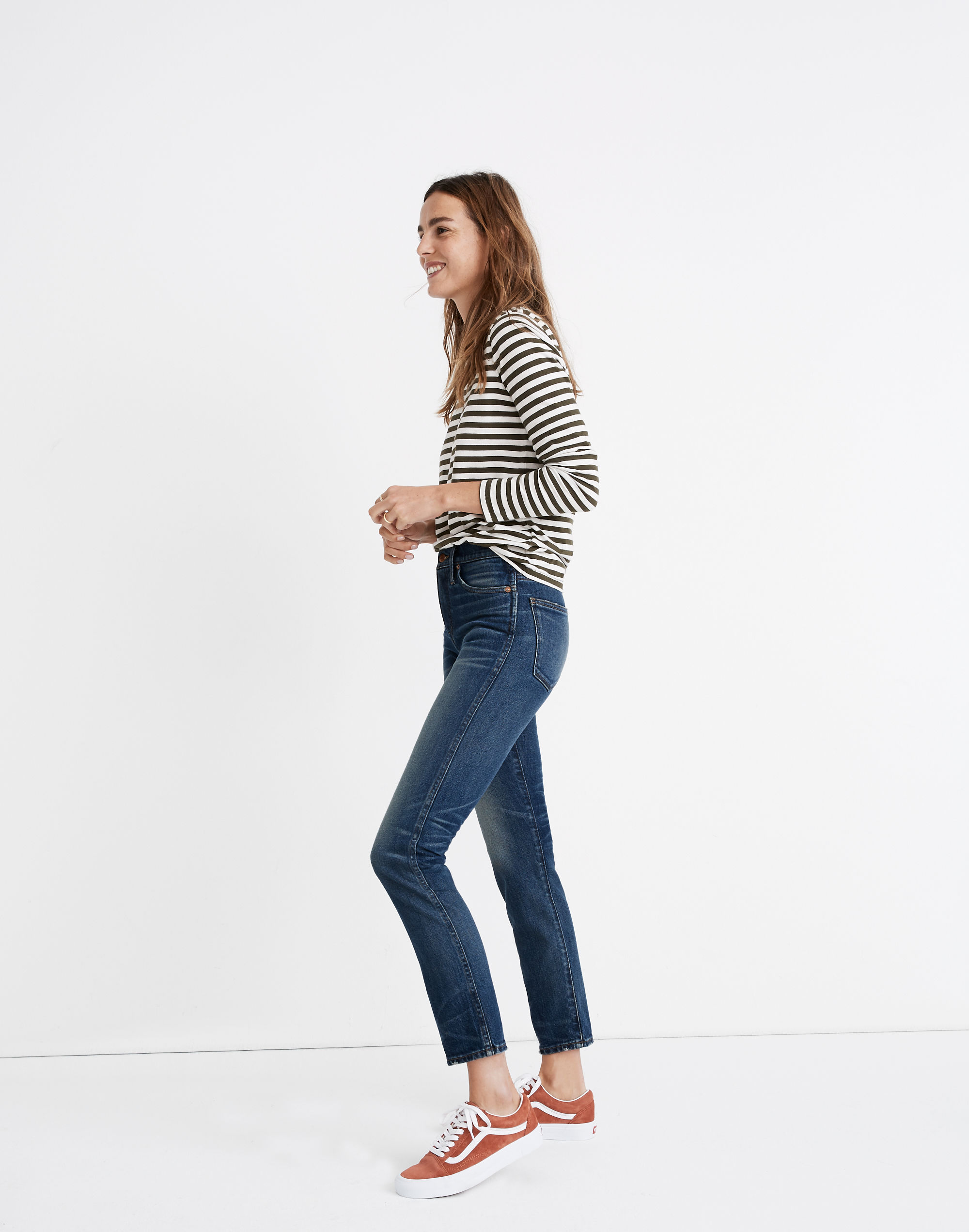 Rivet &amp; Thread High-Rise Stovepipe Jeans
