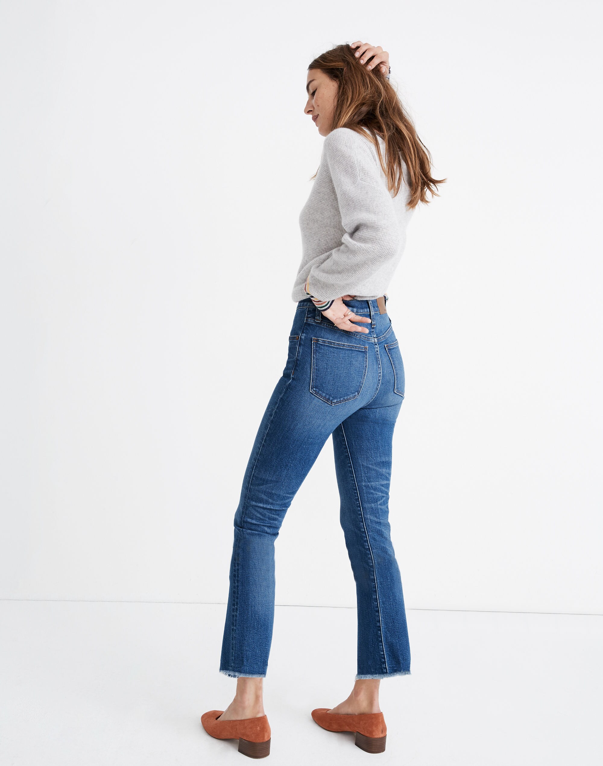 Cali Demi-Boot Jeans in Columbus Wash: Comfort Stretch Edition