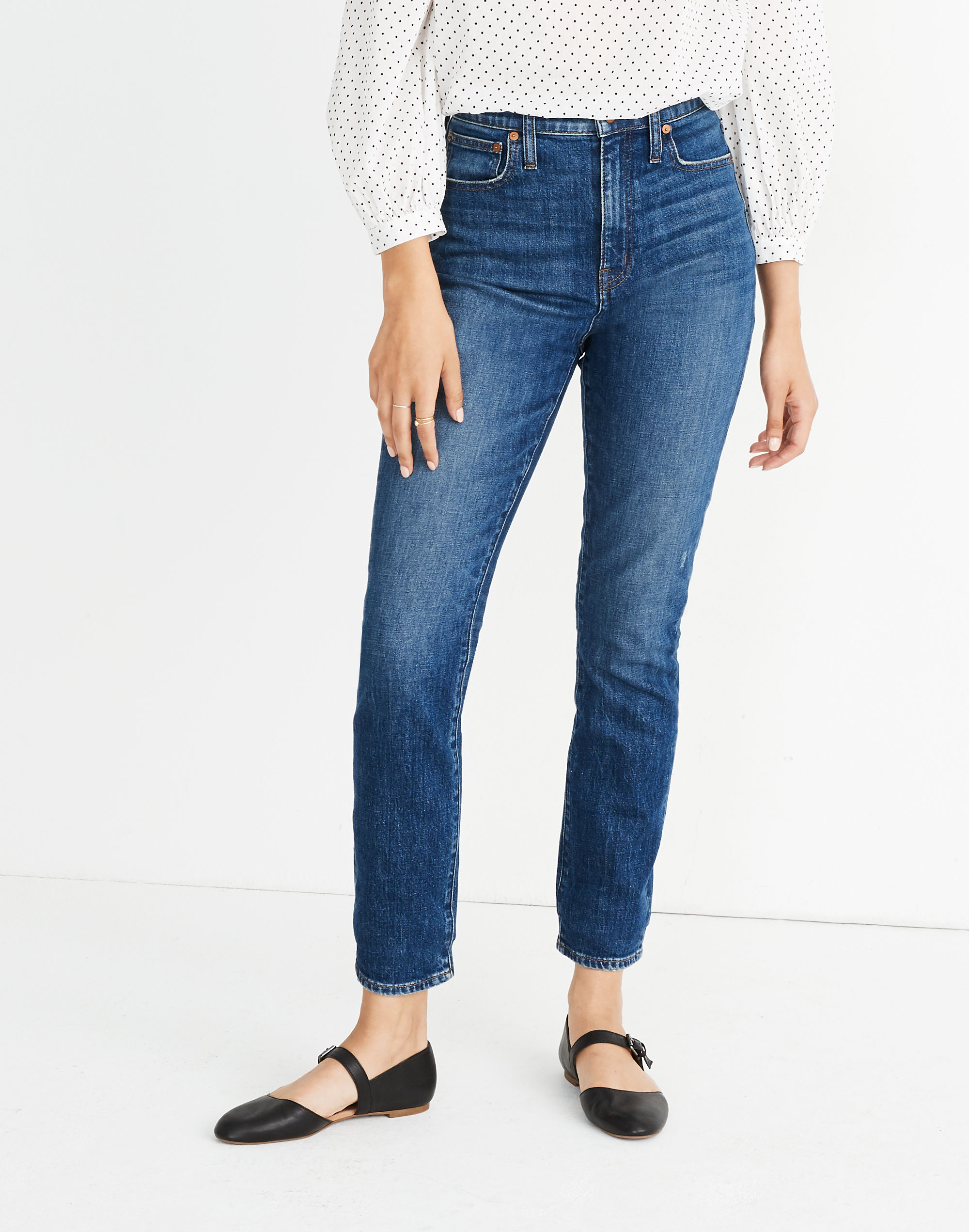 The High-Rise Slim Boyjean in Barksdale Wash