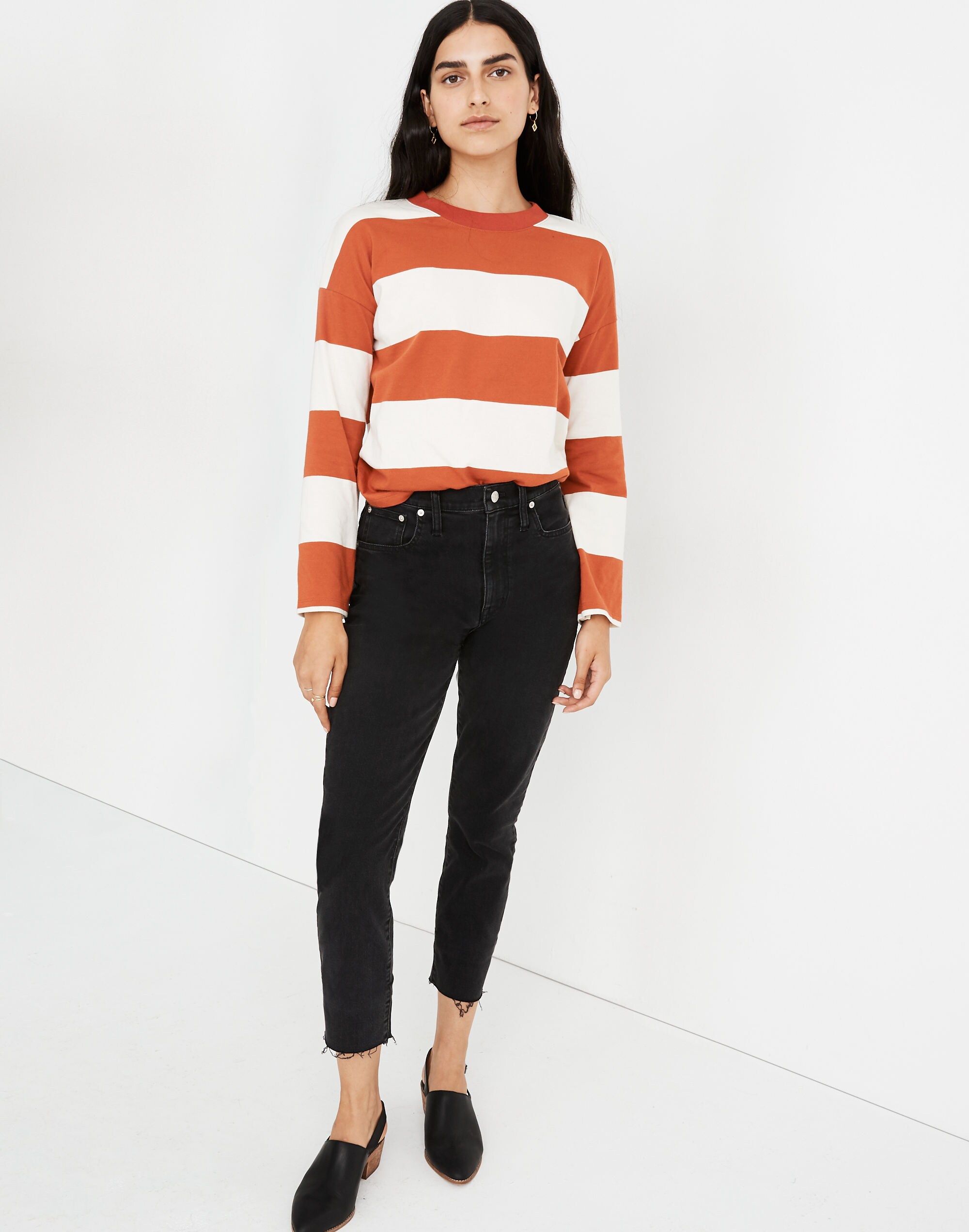 The High-Rise Slim Boyjean in Lunar Wash