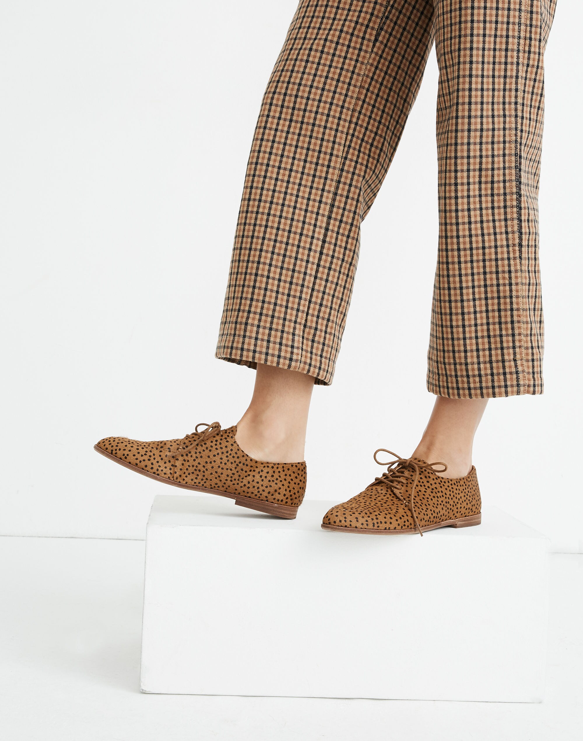 The Alex Oxford in Spot Dot Calf Hair