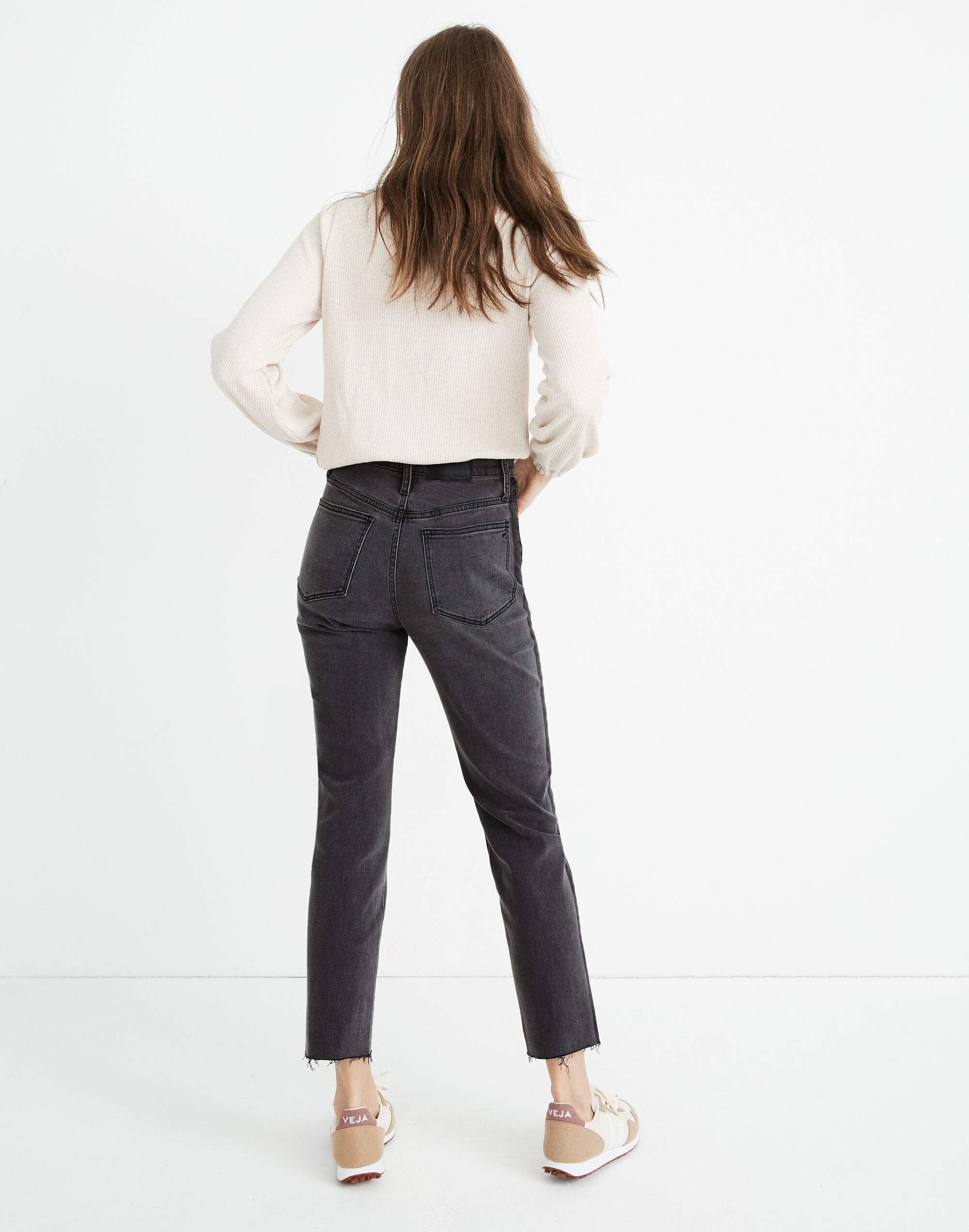 Classic Straight Jeans: Shadow Stripe Edition