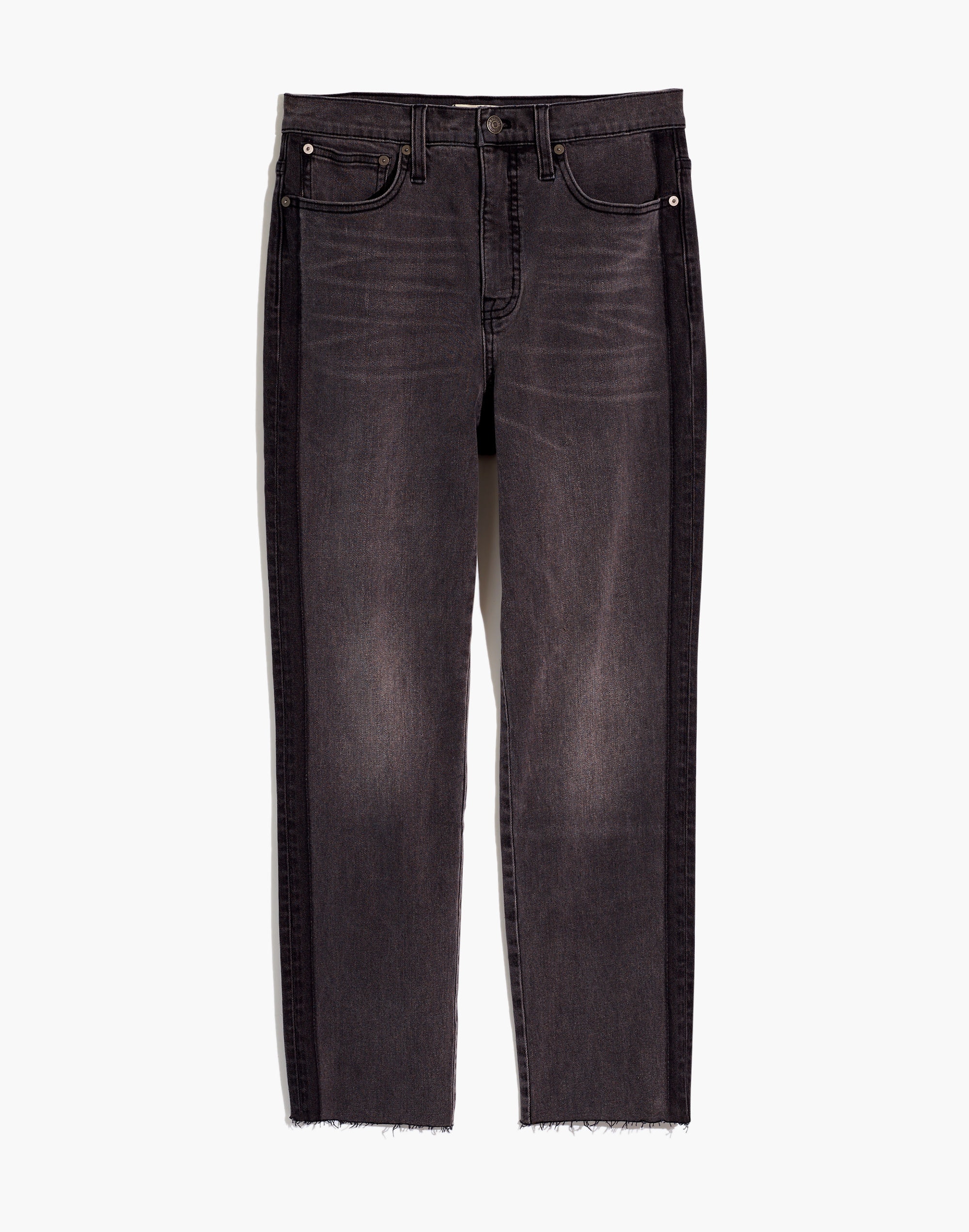 Classic Straight Jeans: Shadow Stripe Edition