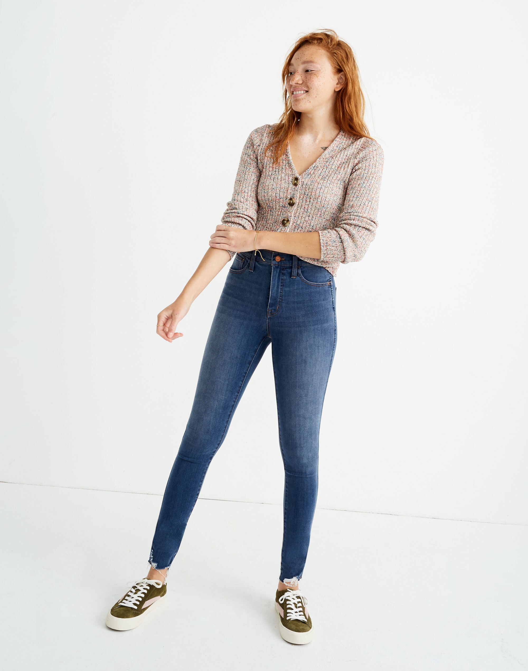 10" High-Rise Roadtripper Jeggings in Moorfield Wash
