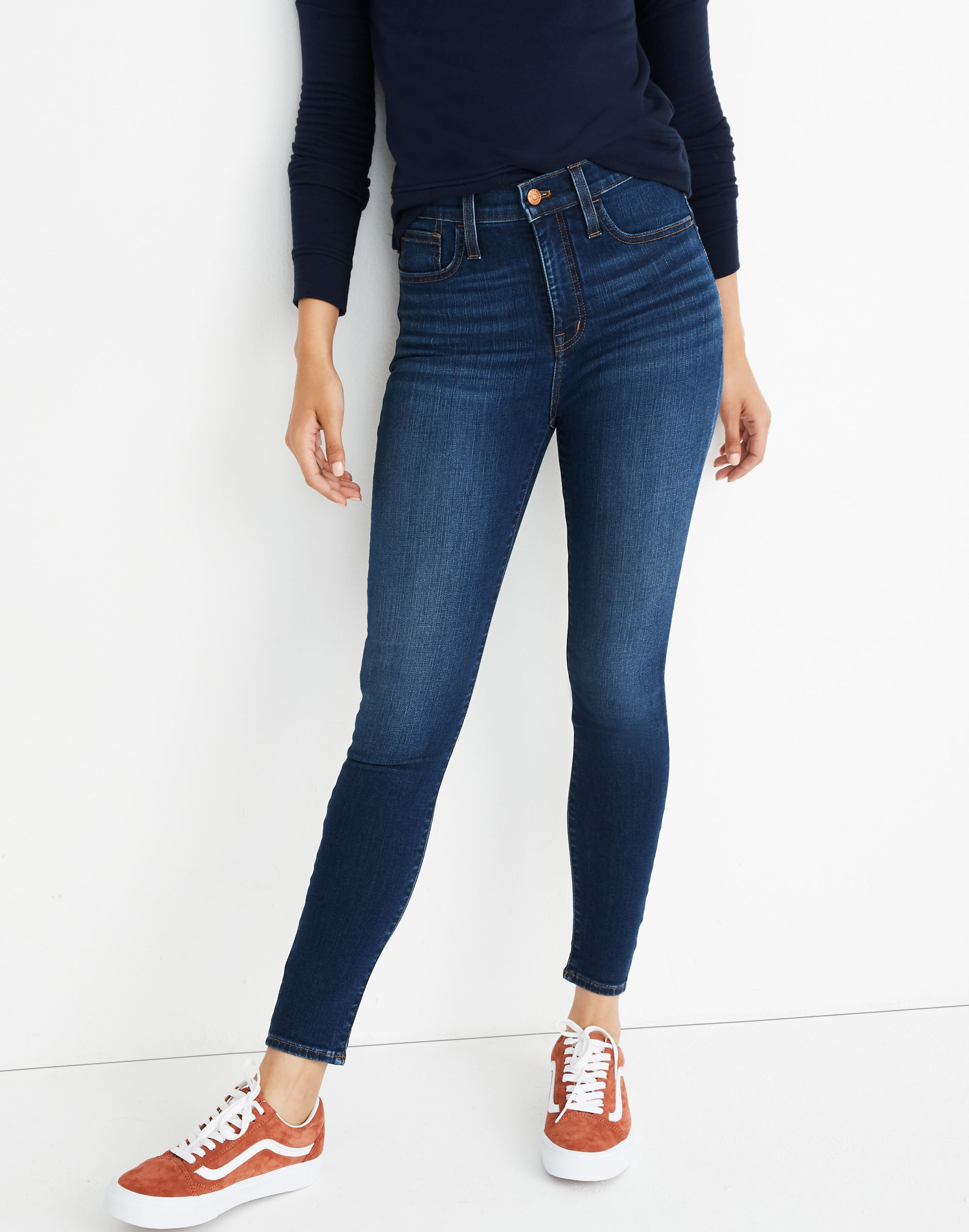 10" High-Rise Roadtripper Jeans in Belreeve Wash: Ankle-Zip Edition