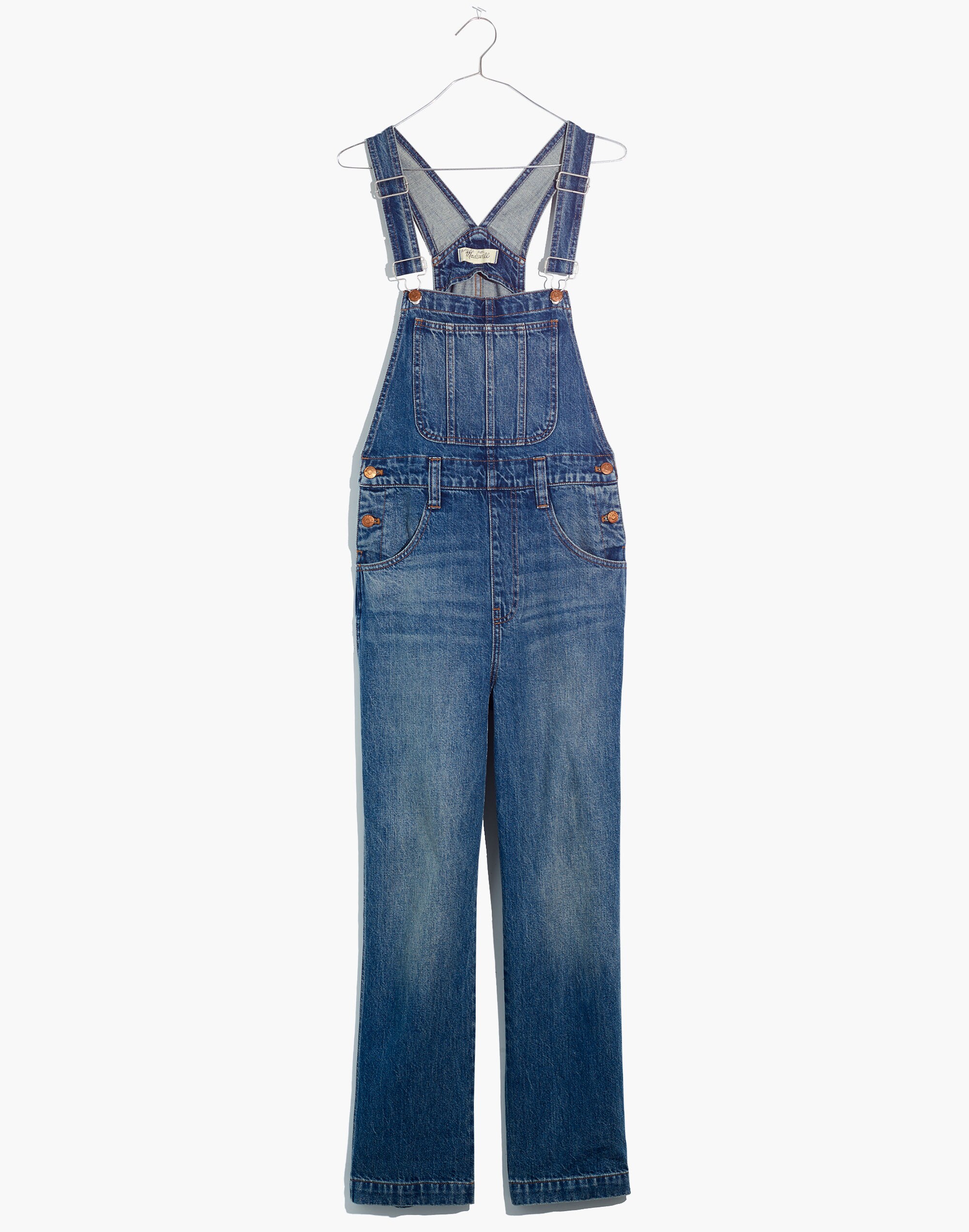 Straight-Leg Overalls in Elmridge Wash
