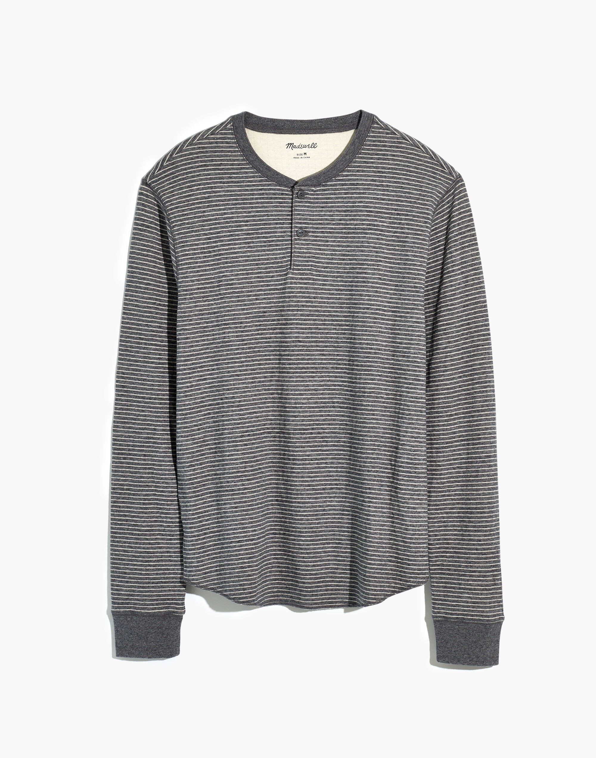 Doubledown Henley Tee in Stripe