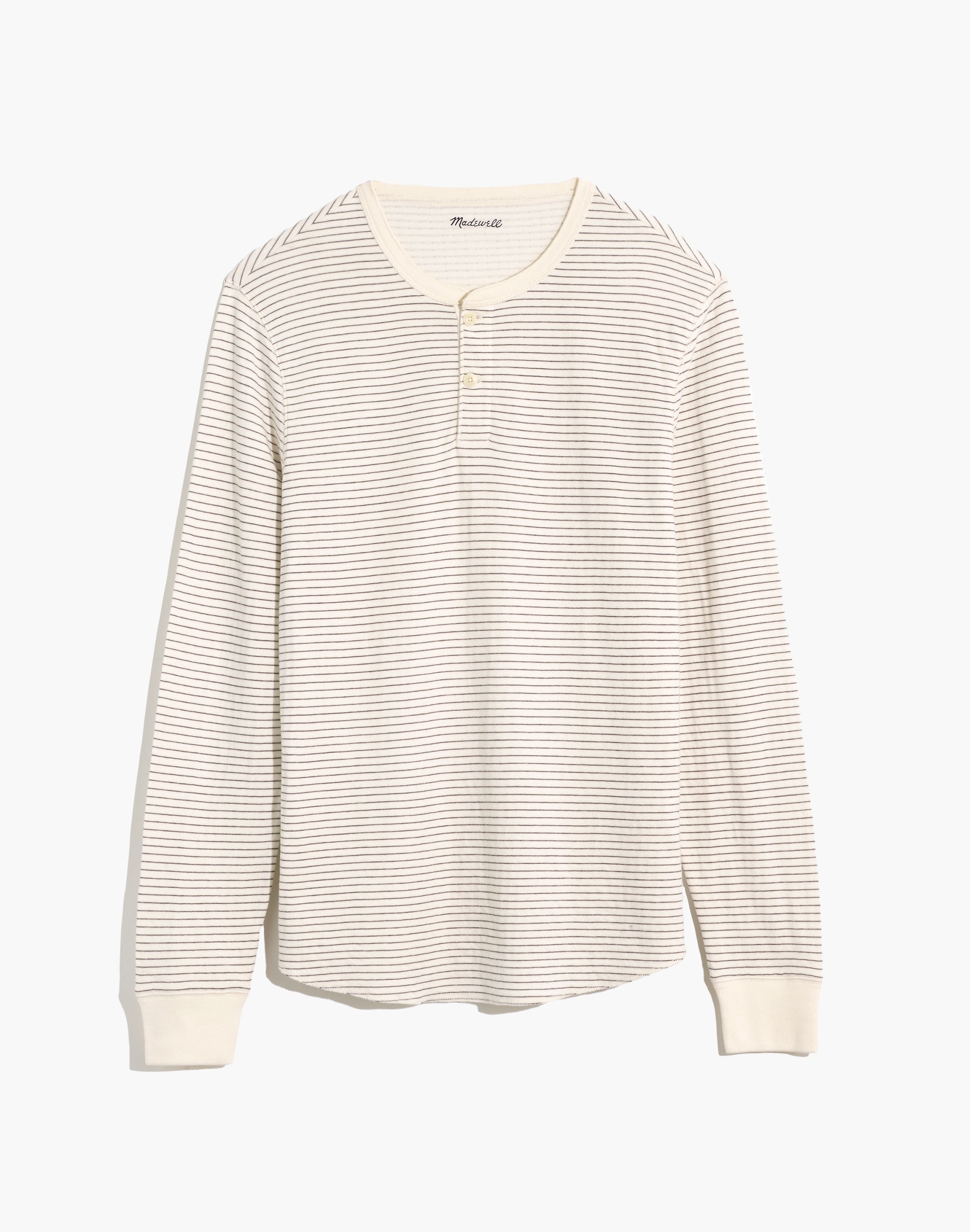 Doubledown Henley Tee in Stripe