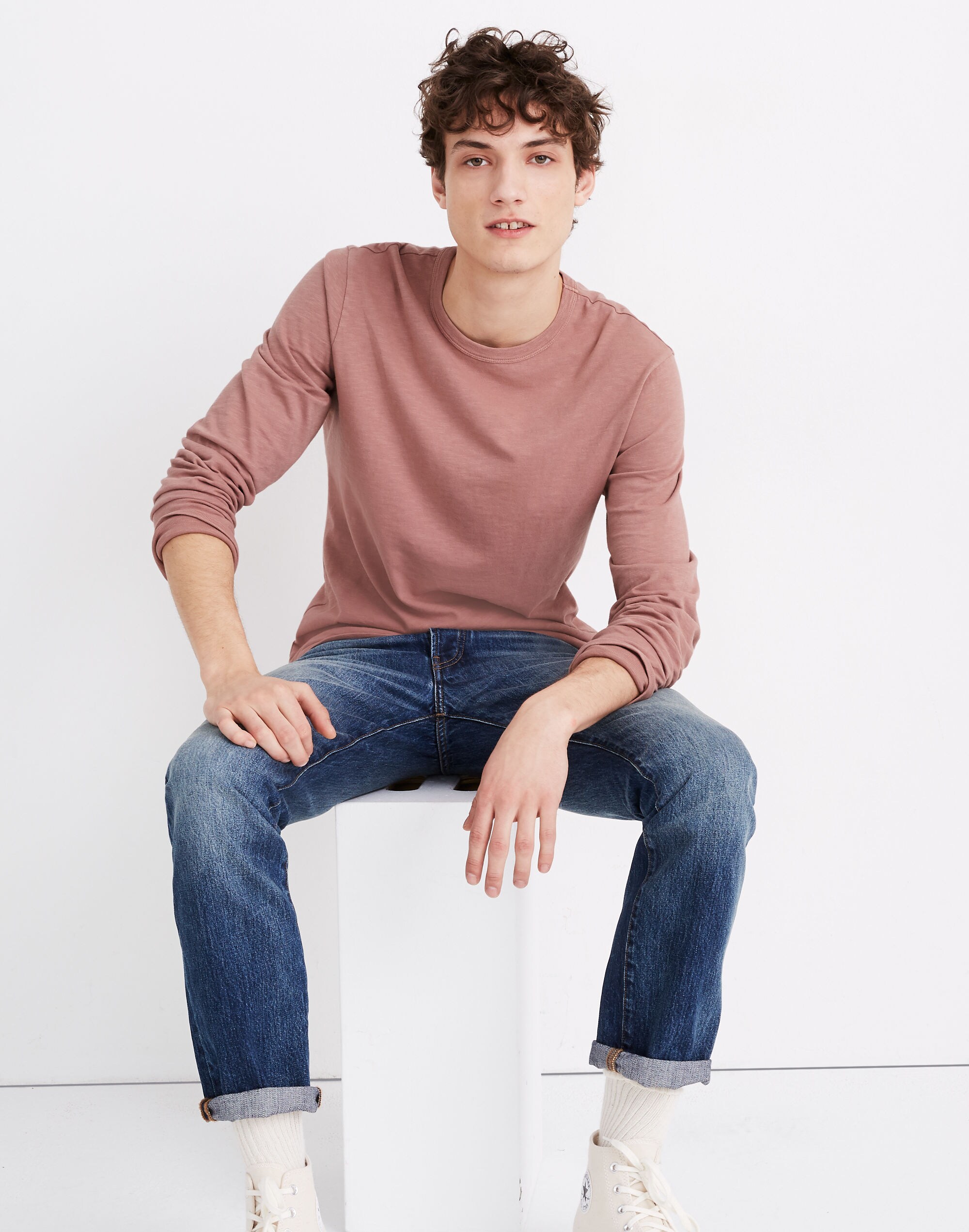 Garment-Dyed Allday Crewneck Tee