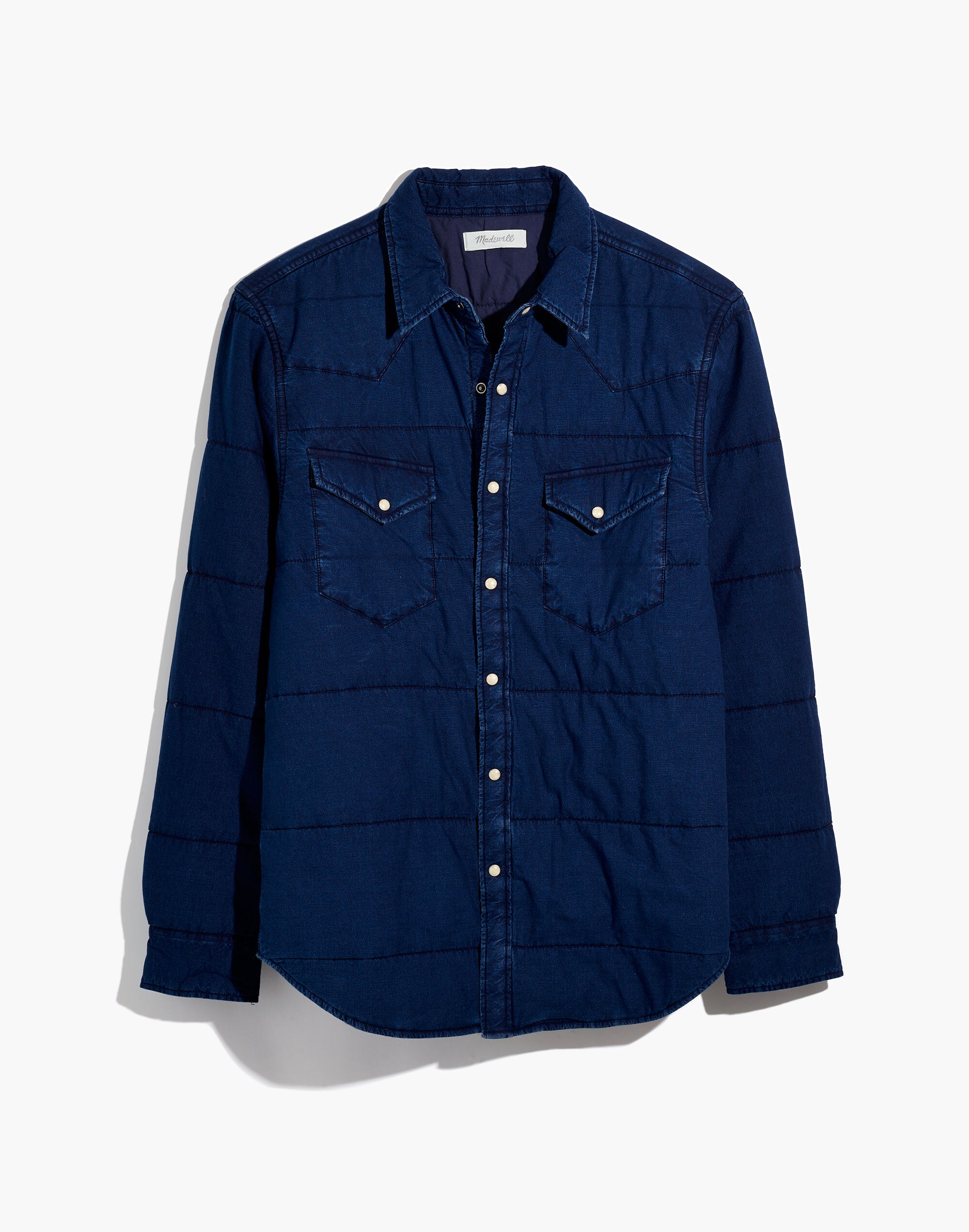 Quilted Indigo Shirt-Jacket