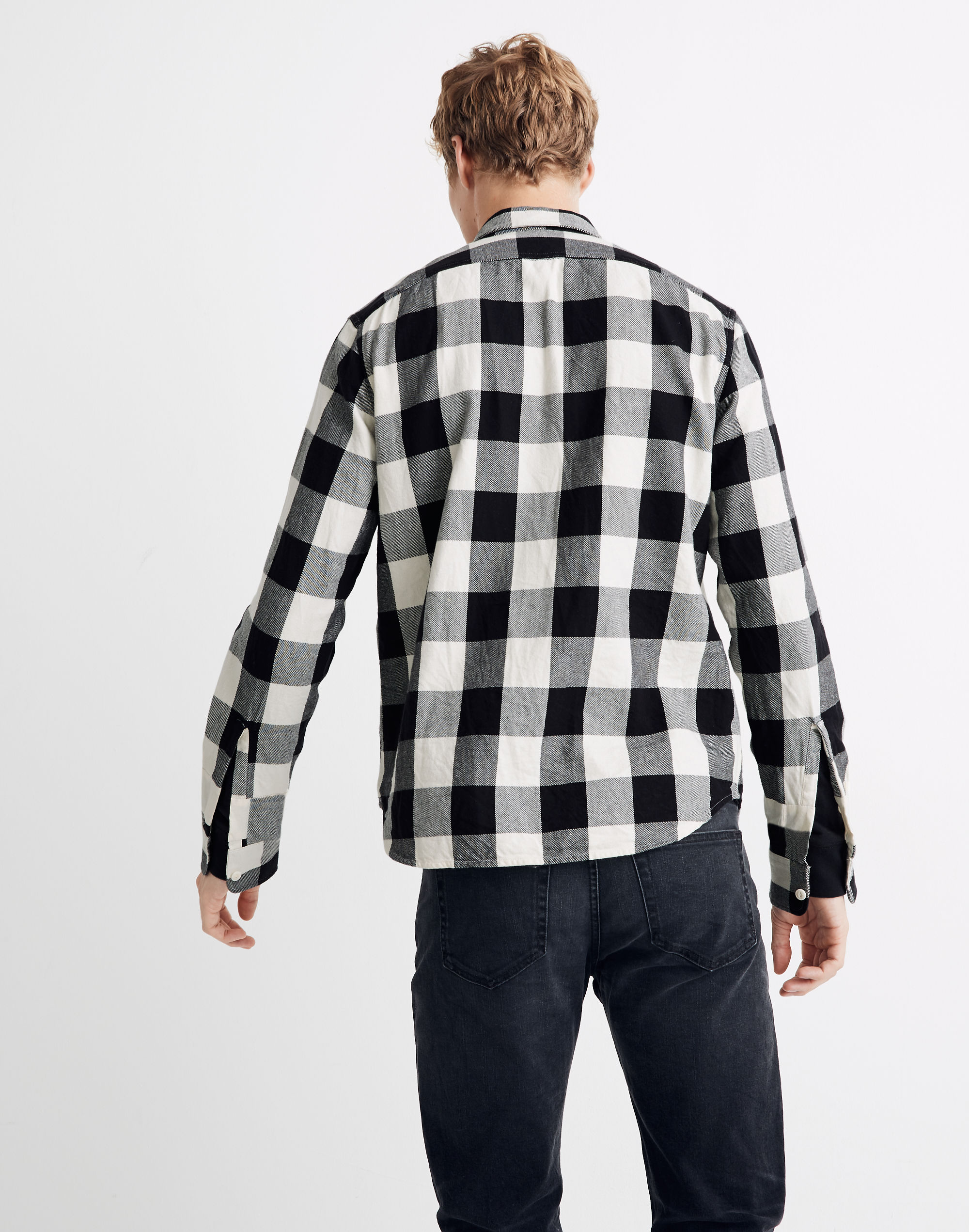 Twill Shirt in Buffalo Check