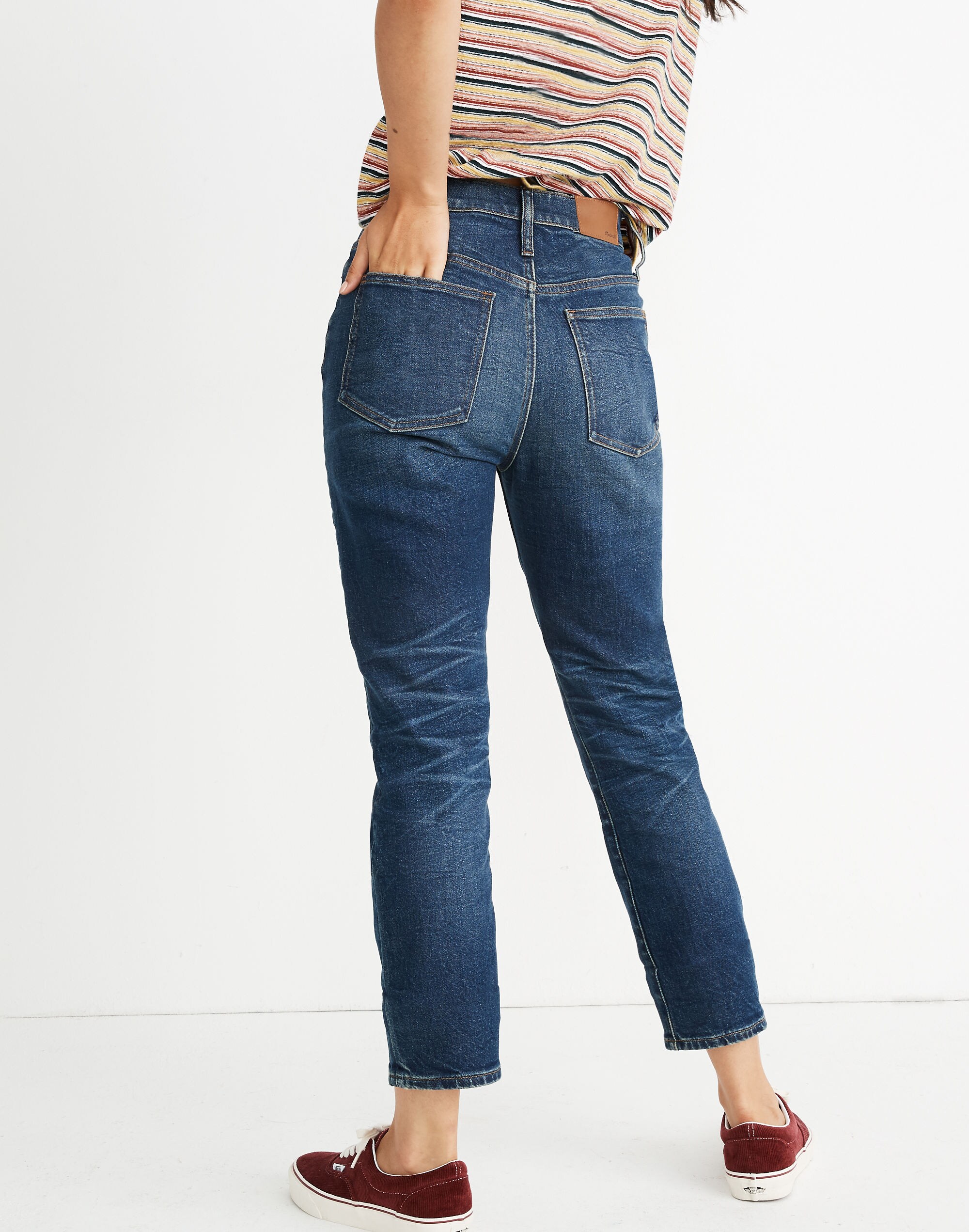 The Perfect Vintage Jean in Clearview Wash: Button-Front Comfort Stretch Edition