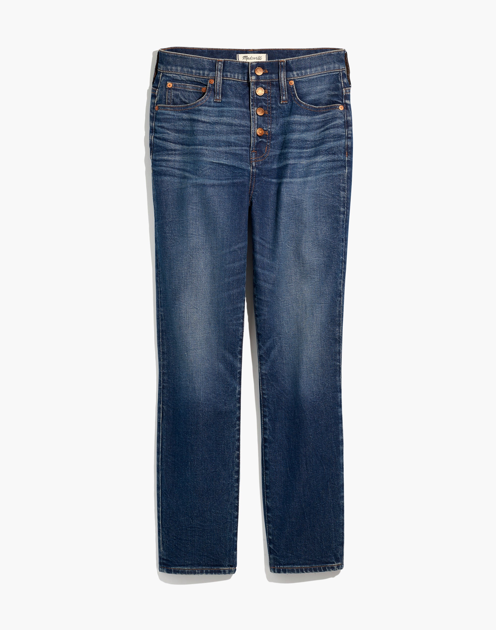 The Tall Perfect Vintage Jean in Clearview Wash: Button-Front Comfort Stretch Edition
