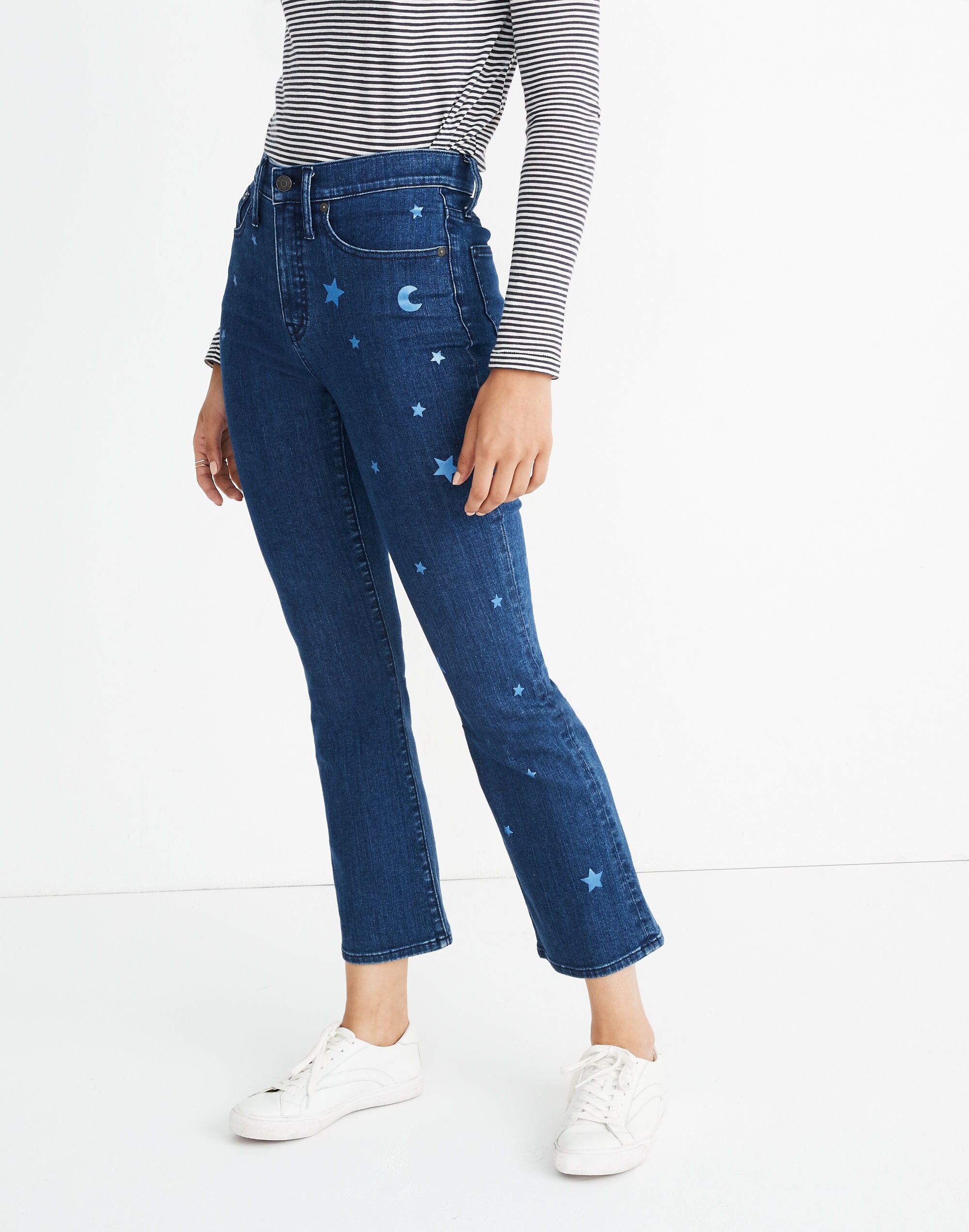 Cali Demi-Boot Jeans: Star Edition