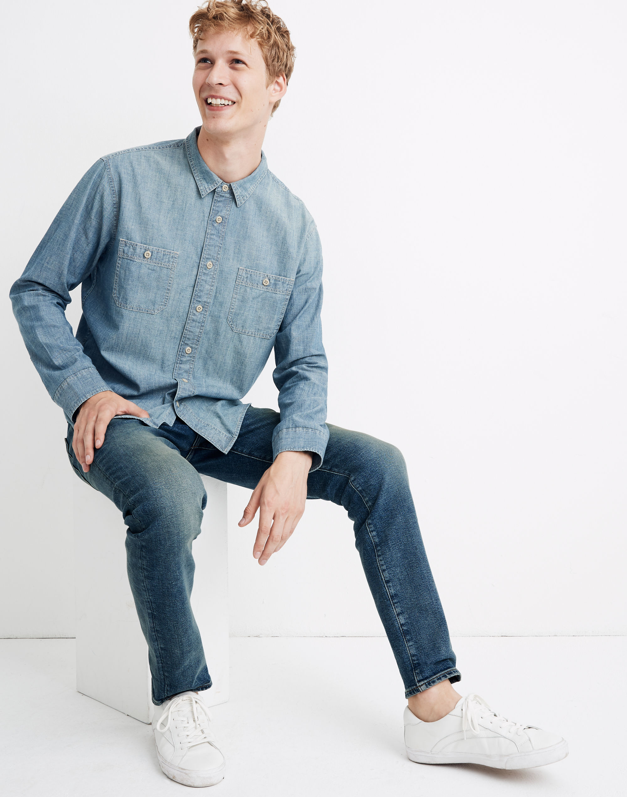 Slim Authentic Flex Jeans in Frankfort Wash