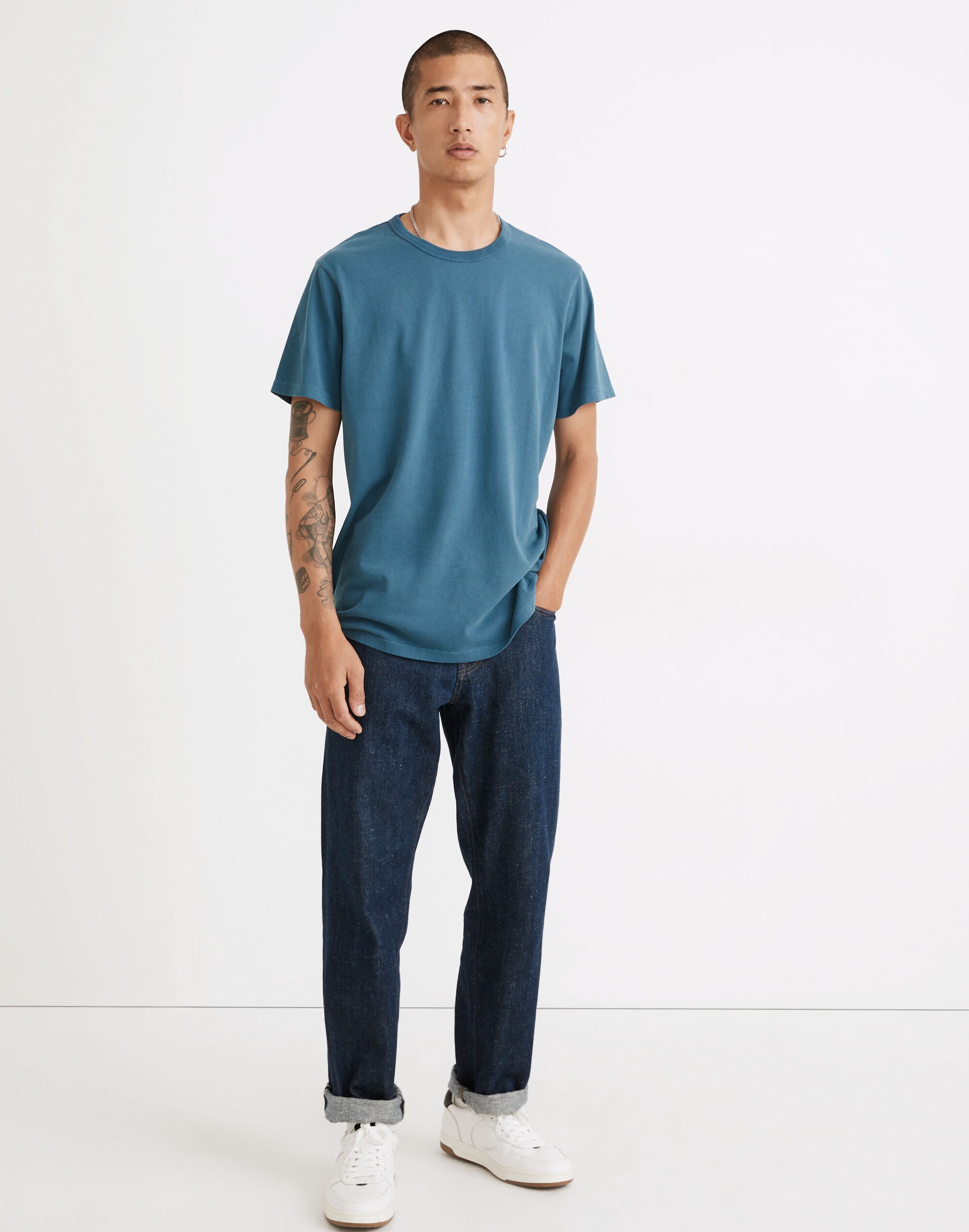 Garment-Dyed Allday Crewneck Tee