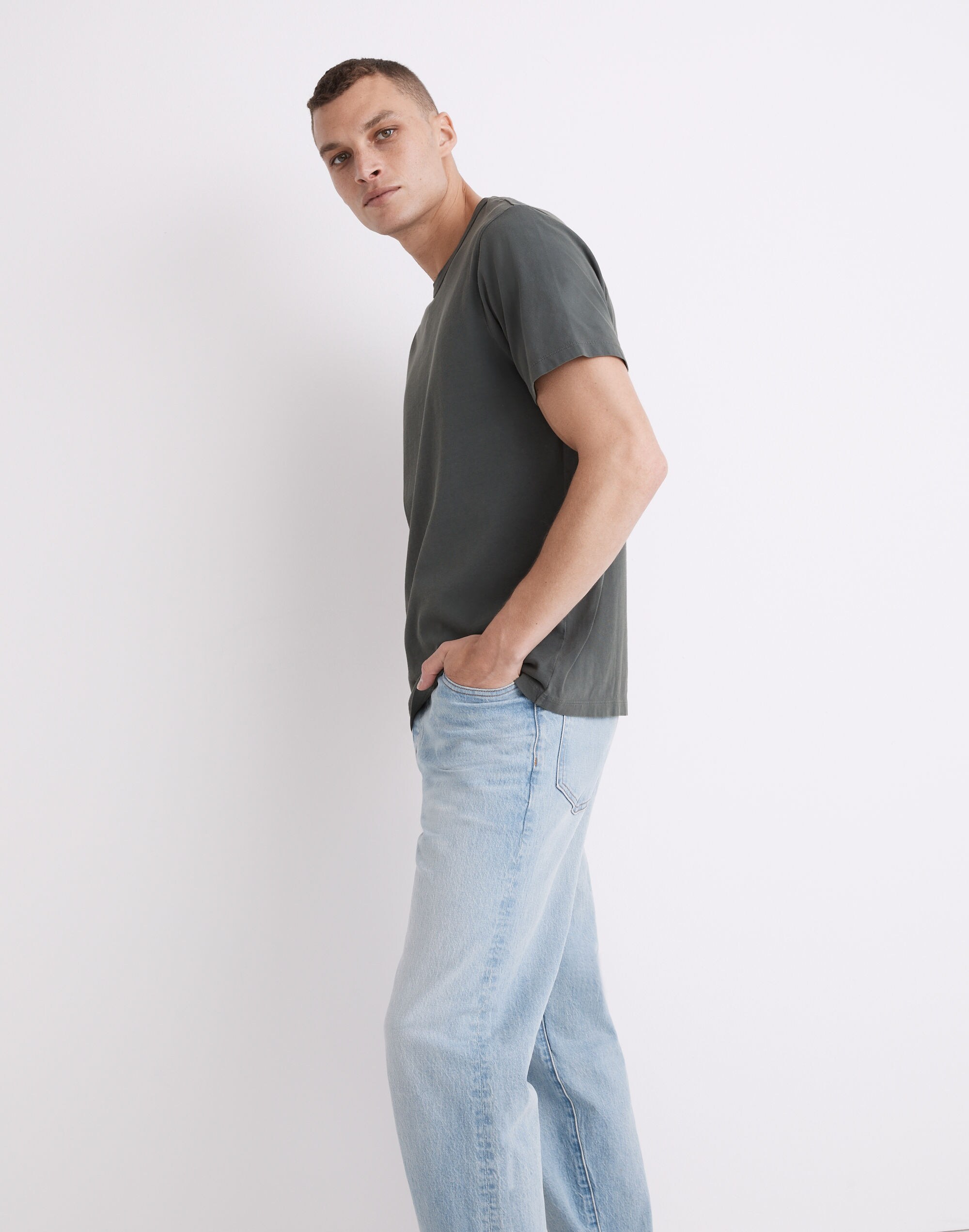 Garment-Dyed Allday Crewneck Tee