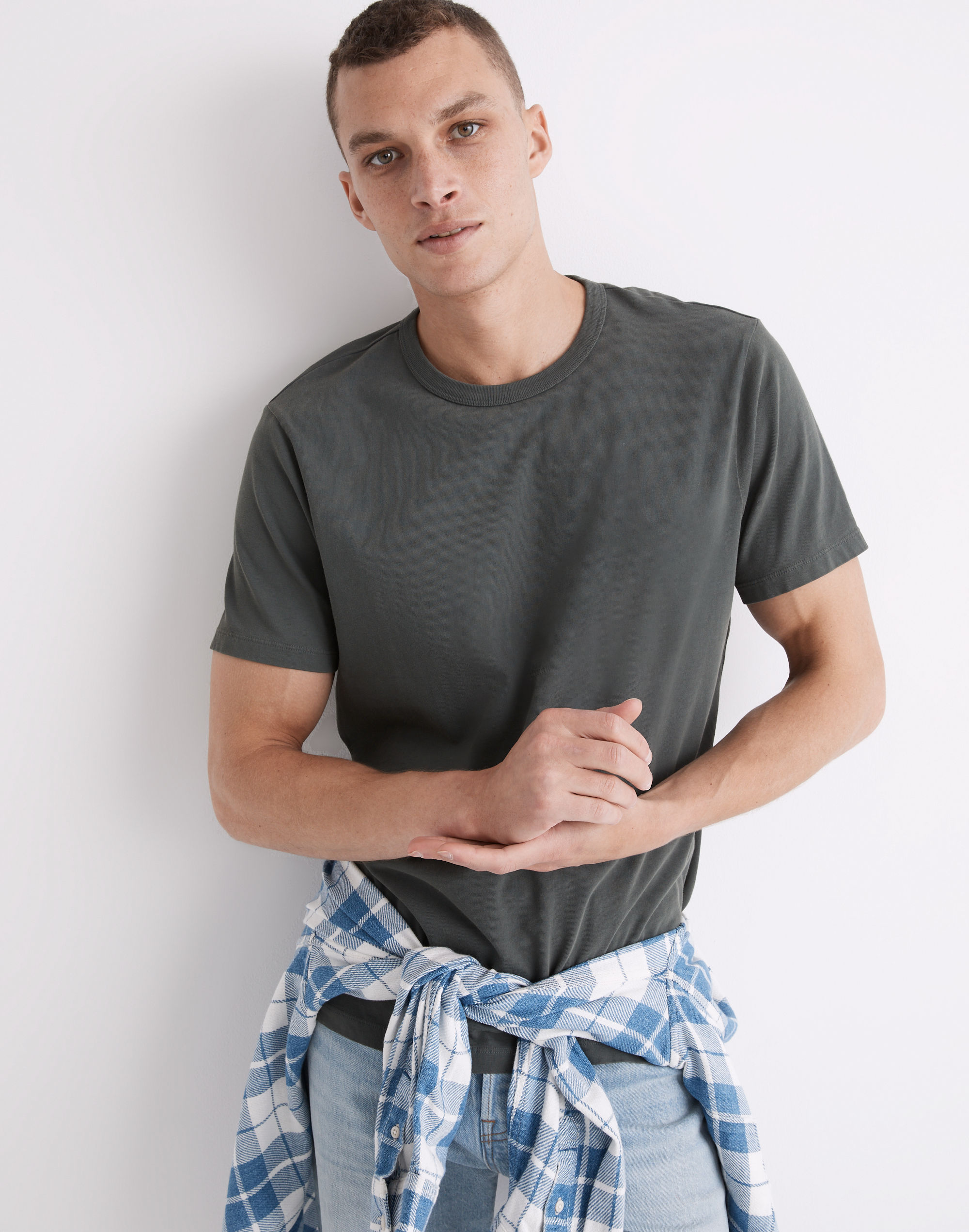 Garment-Dyed Allday Crewneck Tee