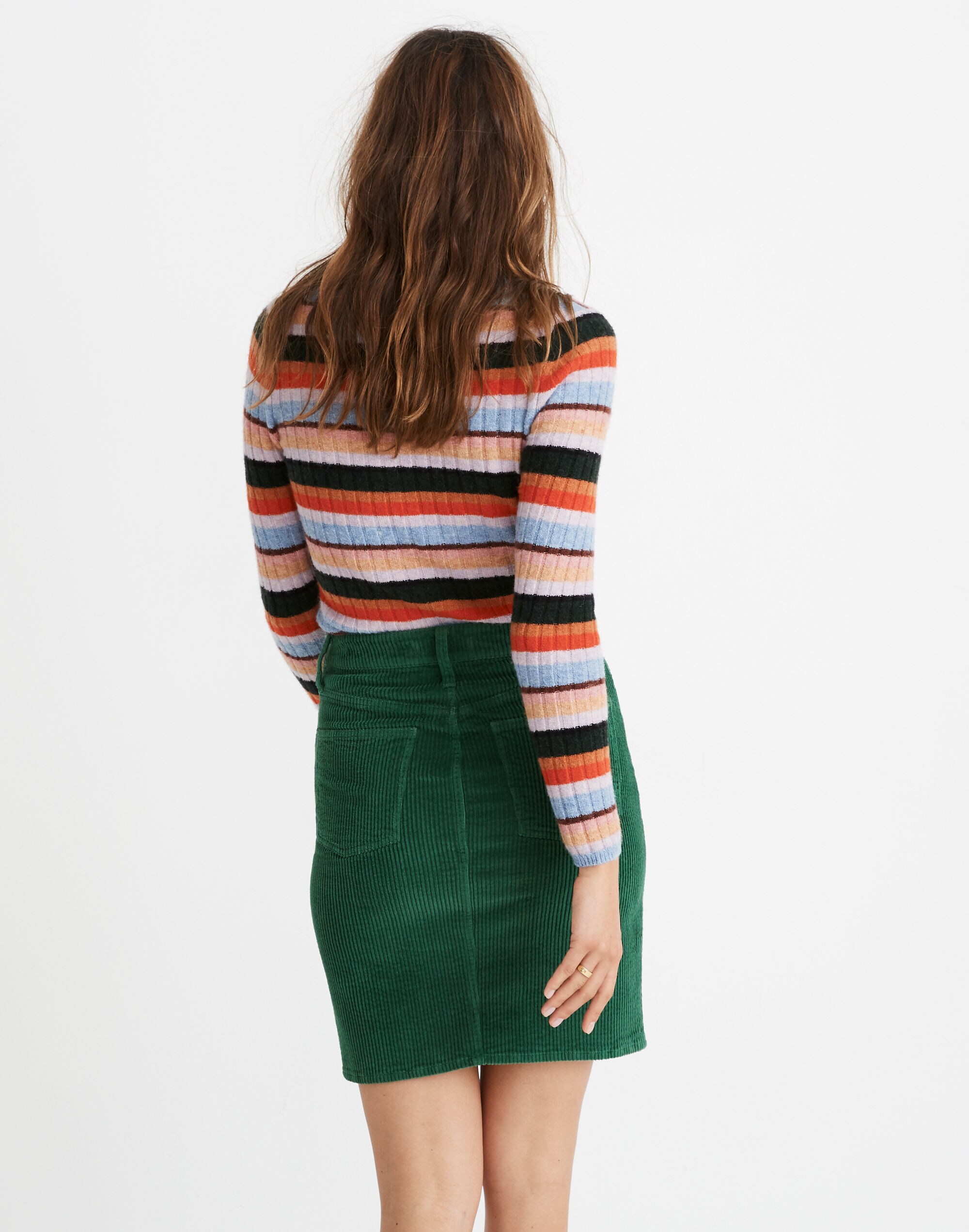 Corduroy Pegged Skirt