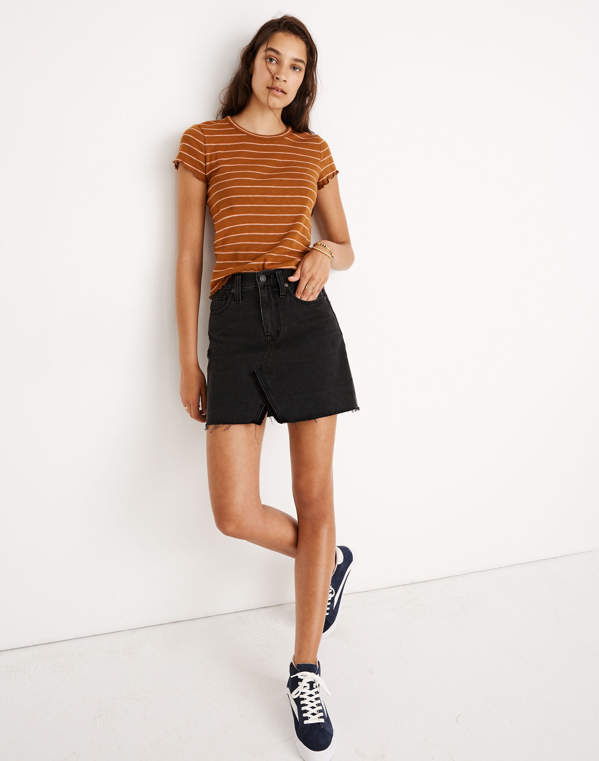 andmary Jade highwaist mini skirt Ｍ ANDMARY】Jade highwaist mini skirt