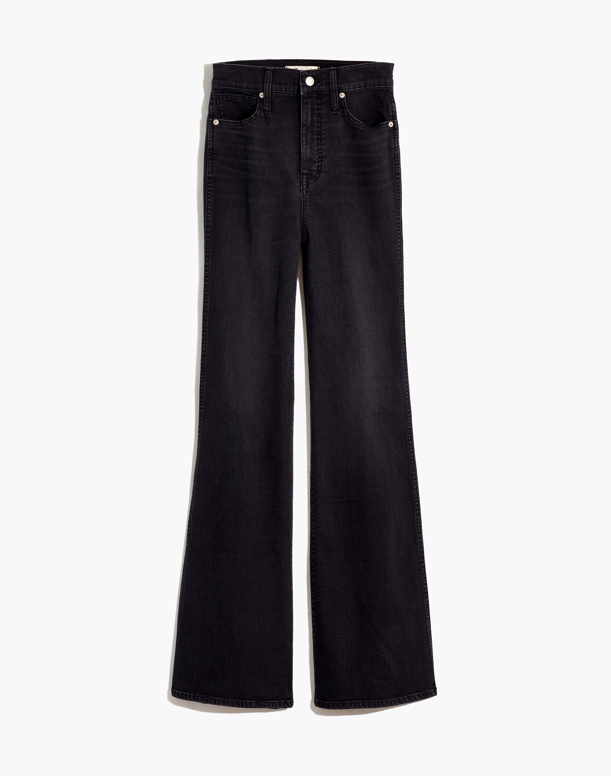 11" High-Rise Flare Jeans in Bankside Wash