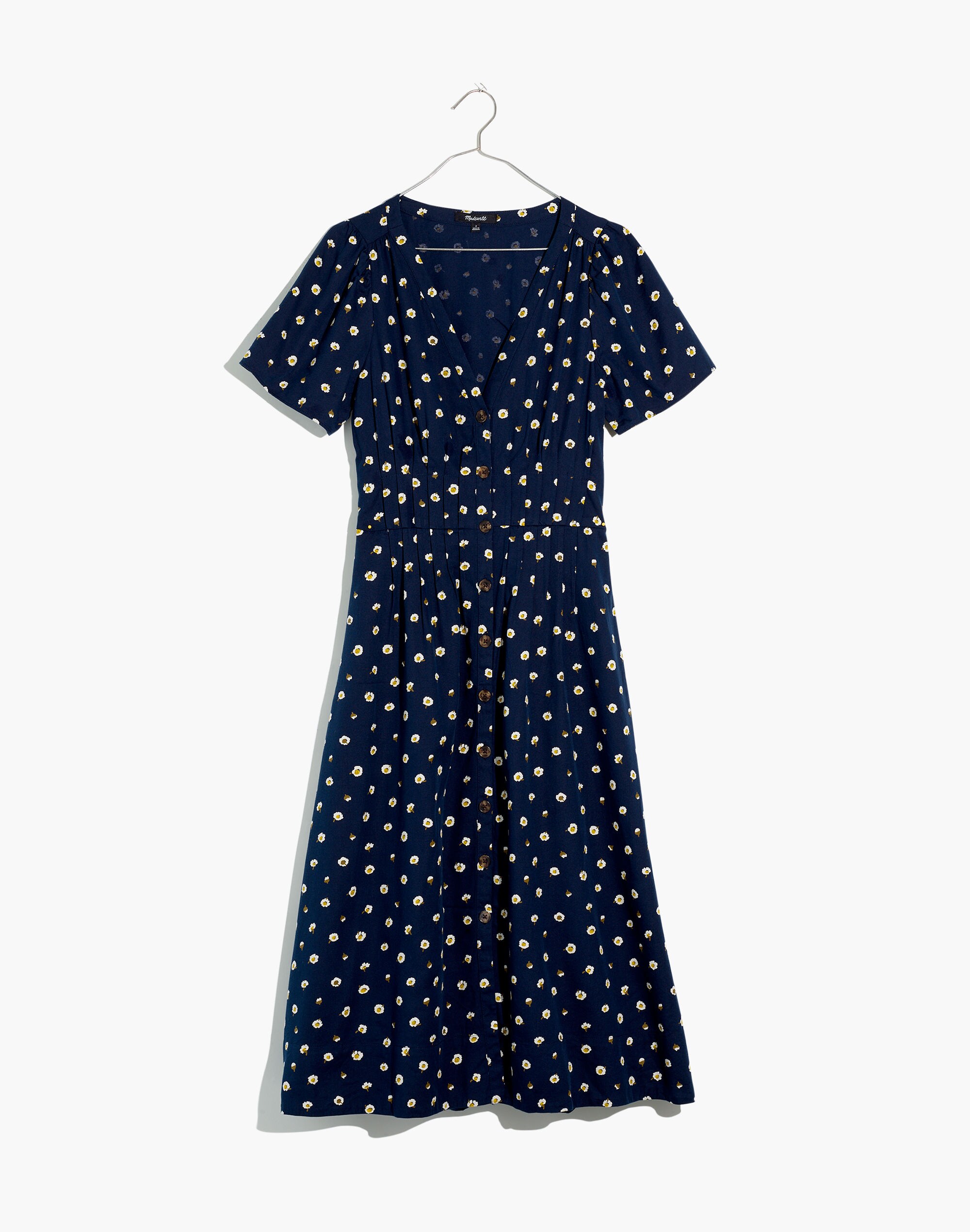 Daylily Midi Dress in Daisy Dots