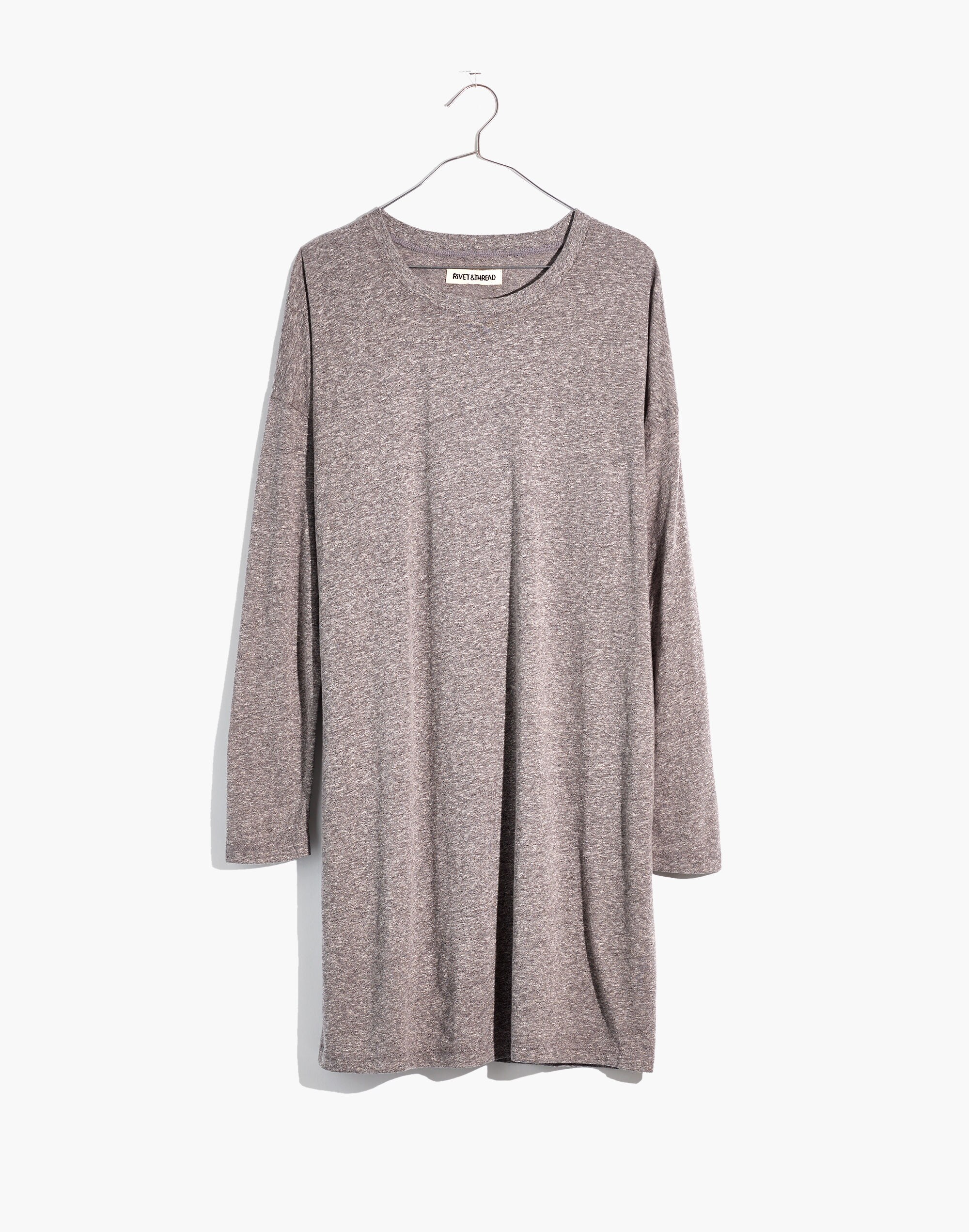 Rivet &amp; Thread Ex-Boyfriend Long-Sleeve Tee Dress