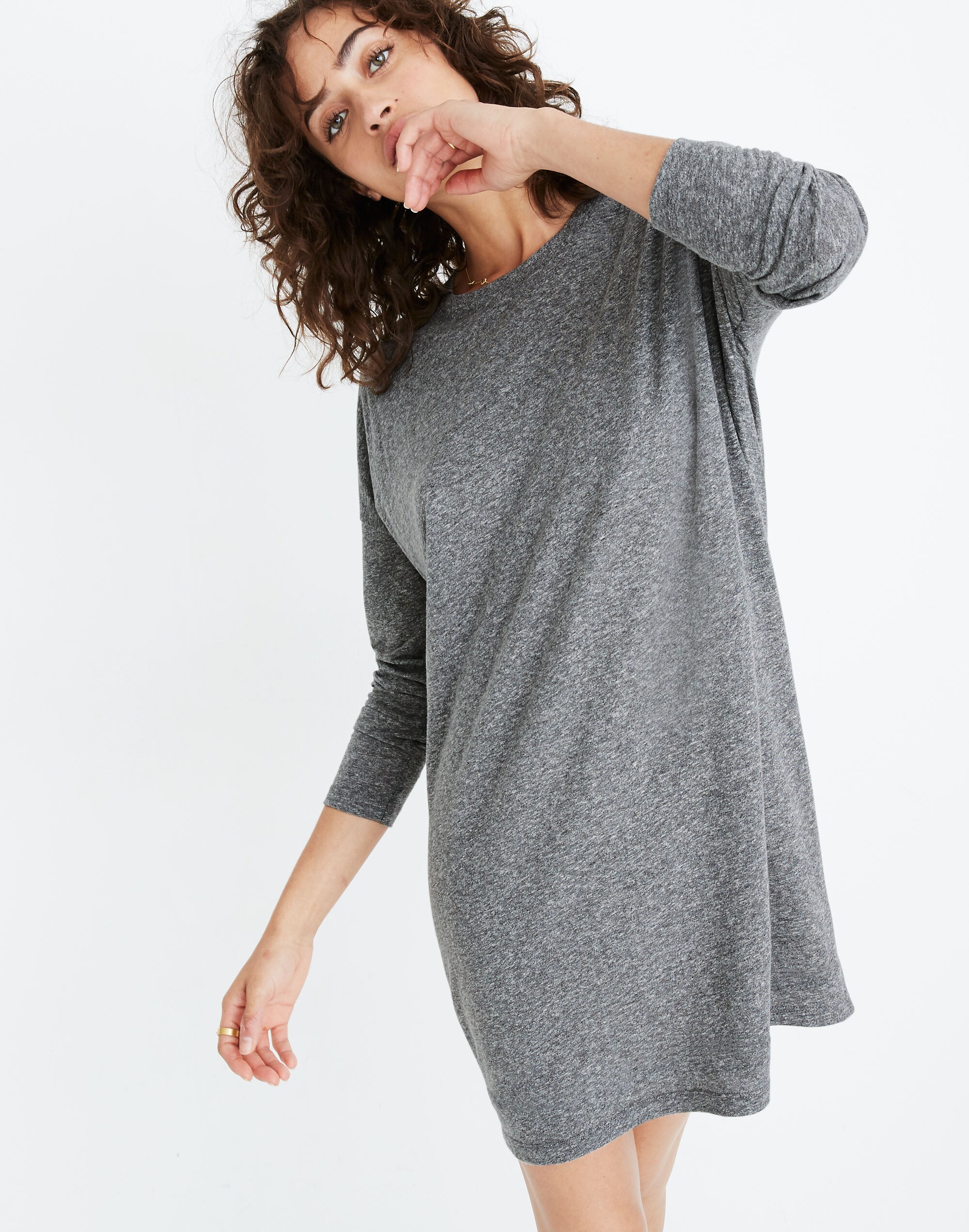Rivet &amp; Thread Ex-Boyfriend Long-Sleeve Tee Dress
