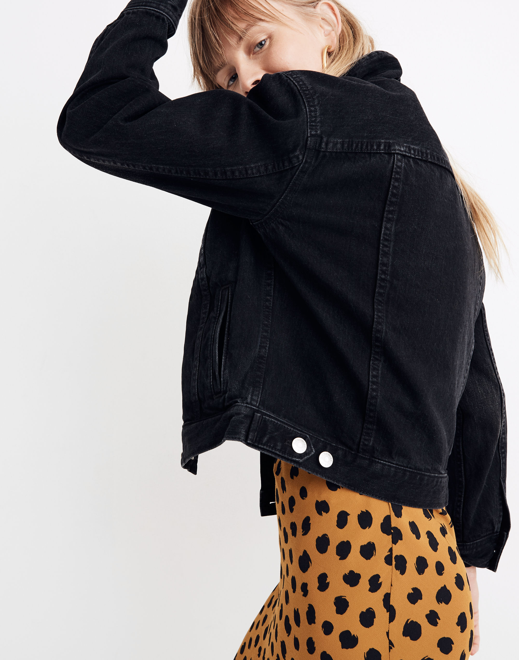 The Boxy-Crop Jean Jacket in Lunar Wash