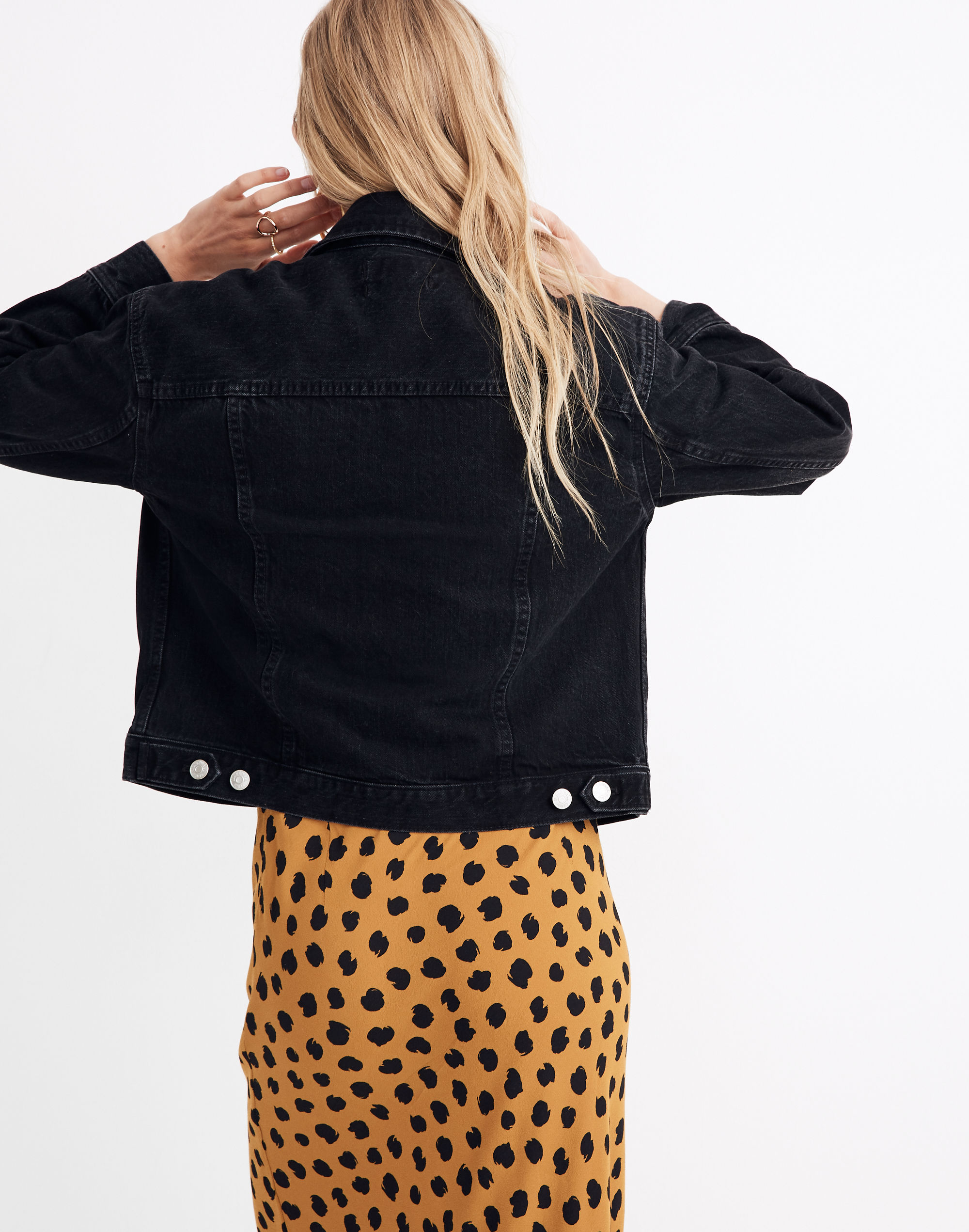 The Boxy-Crop Jean Jacket in Lunar Wash