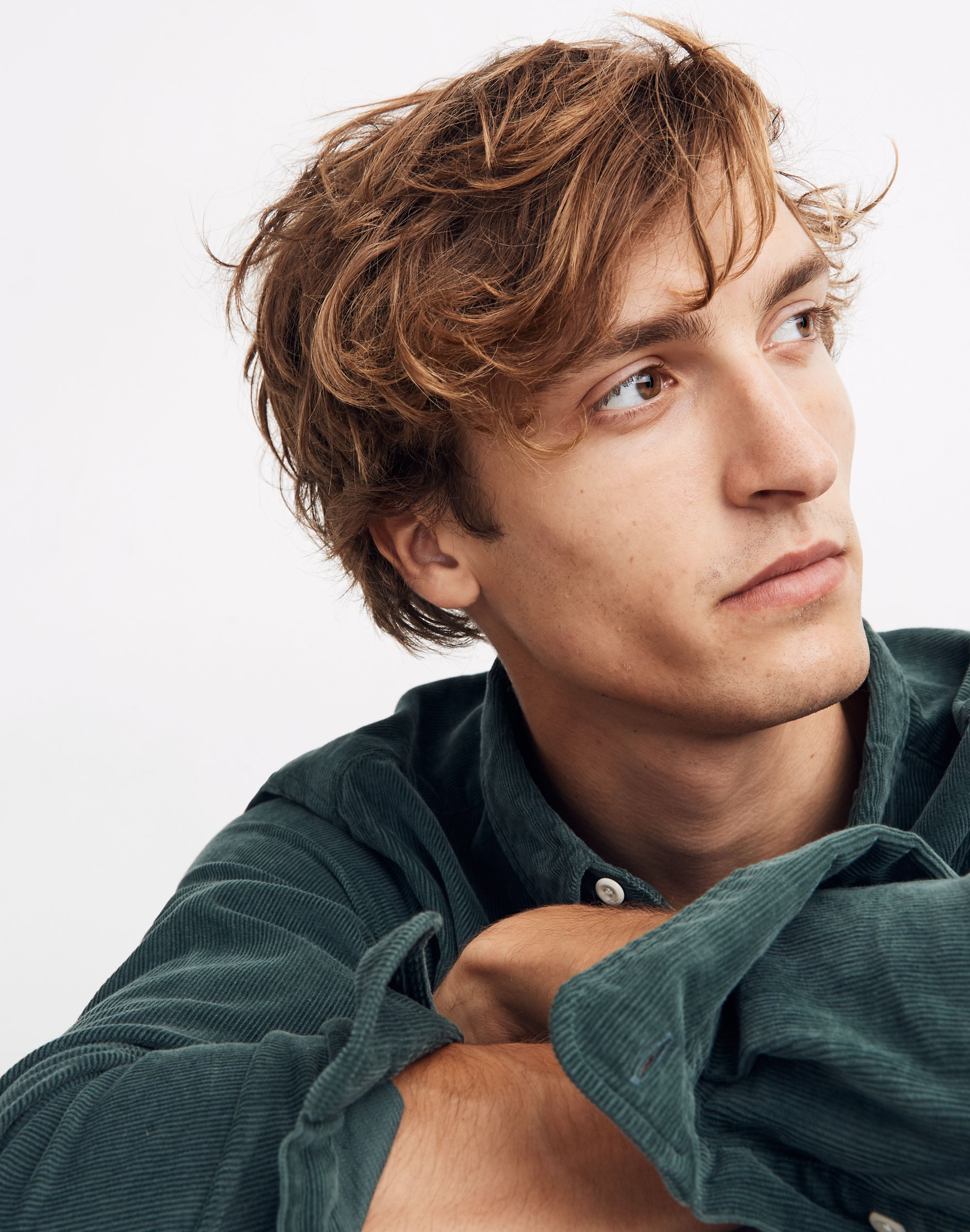 Corduroy Button-Down Shirt