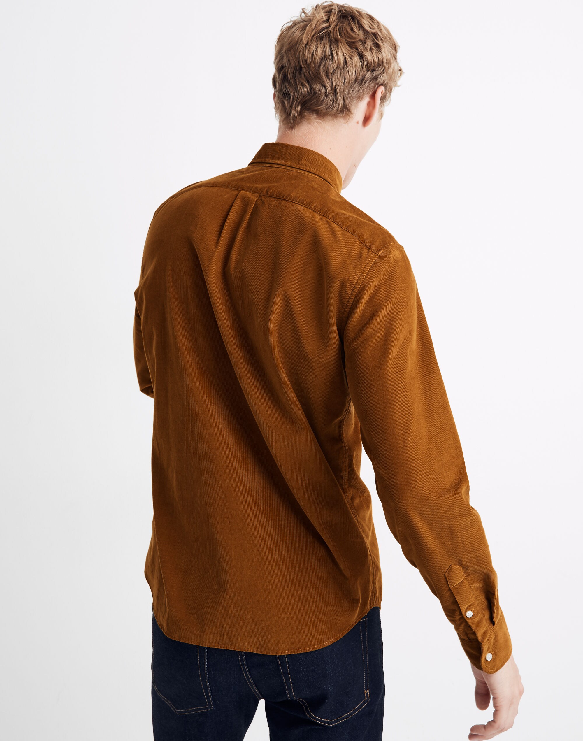 Corduroy Button-Down Shirt