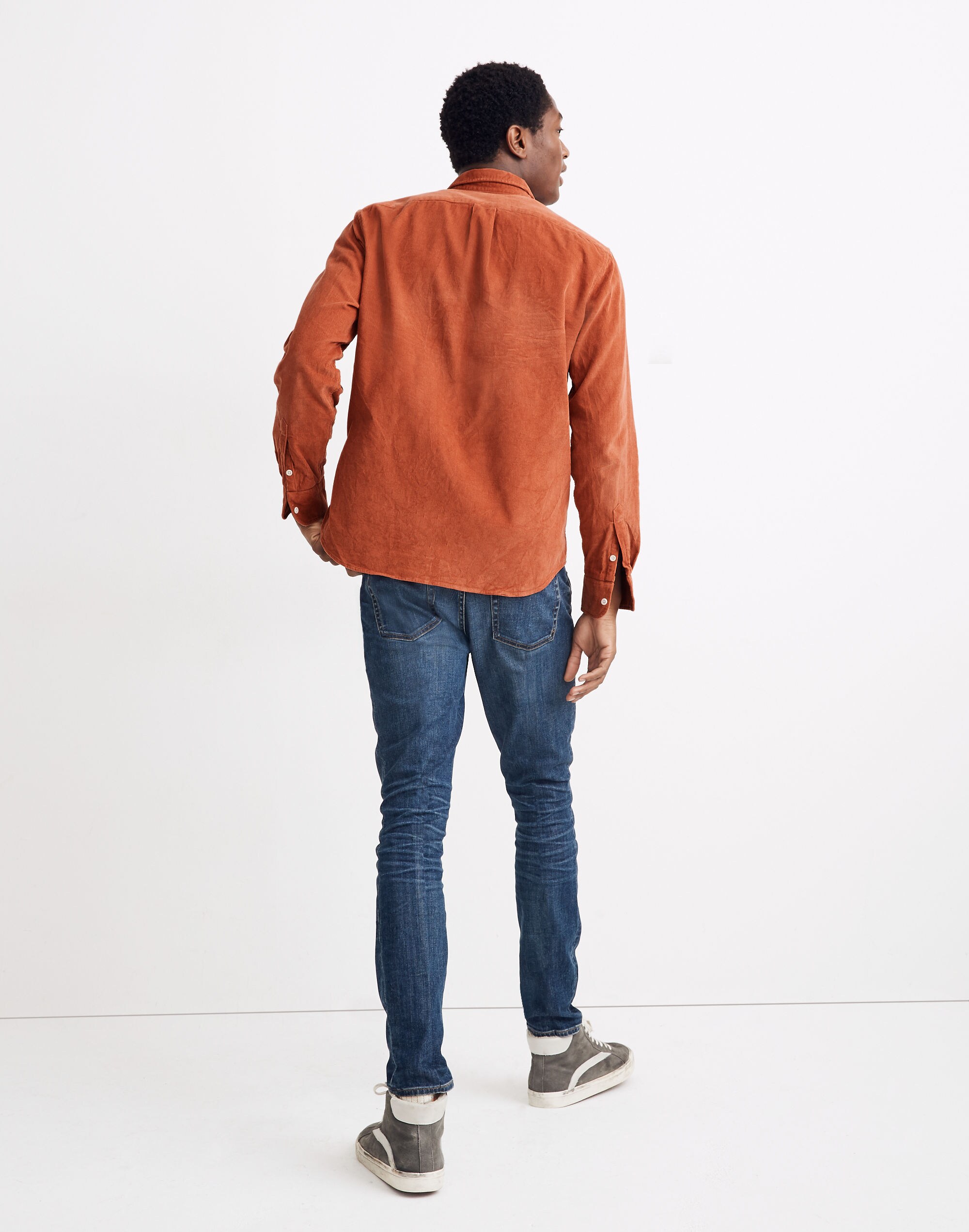 Corduroy Button-Down Shirt