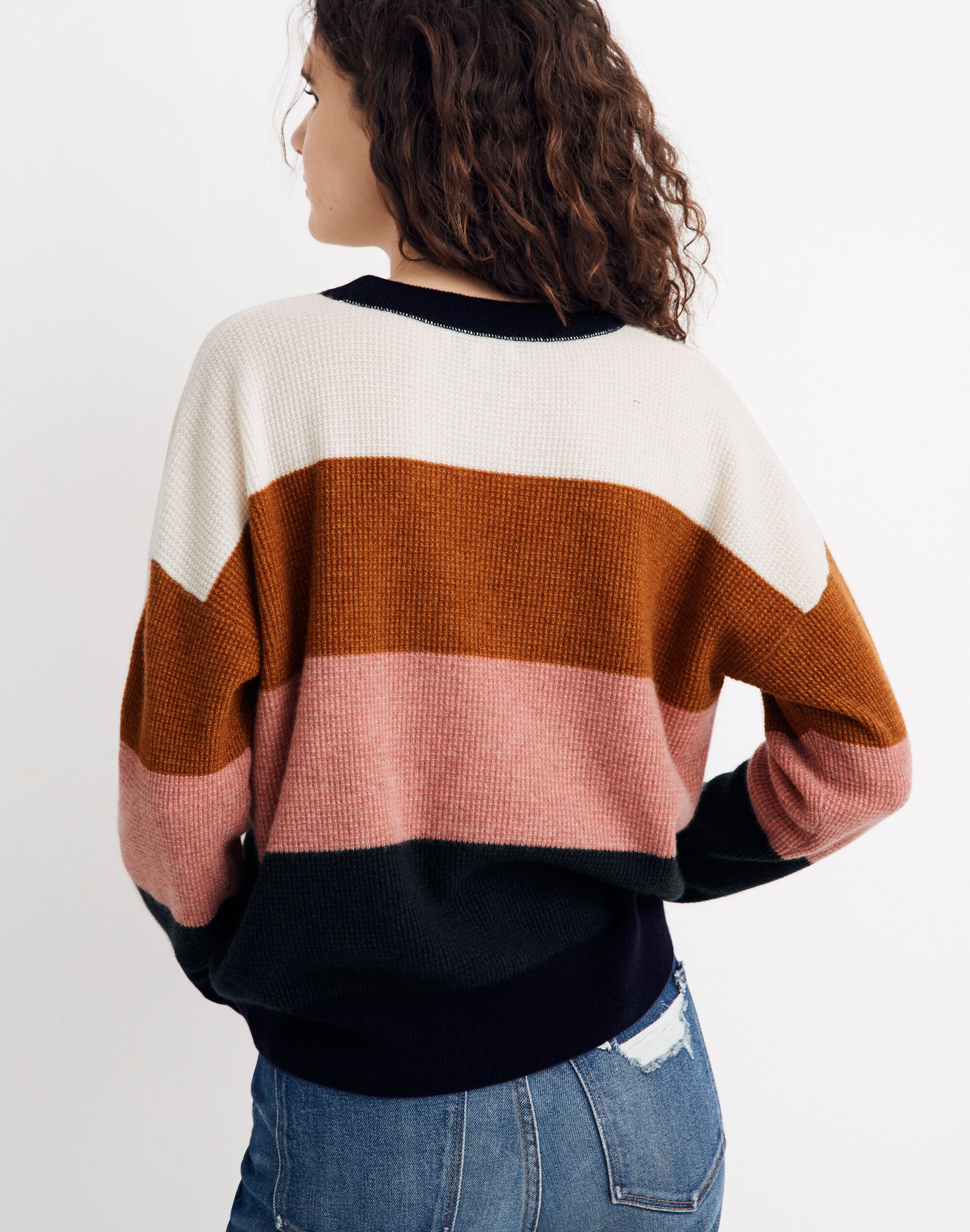 Cashmere Sweatshirt in Vernon Stripe
