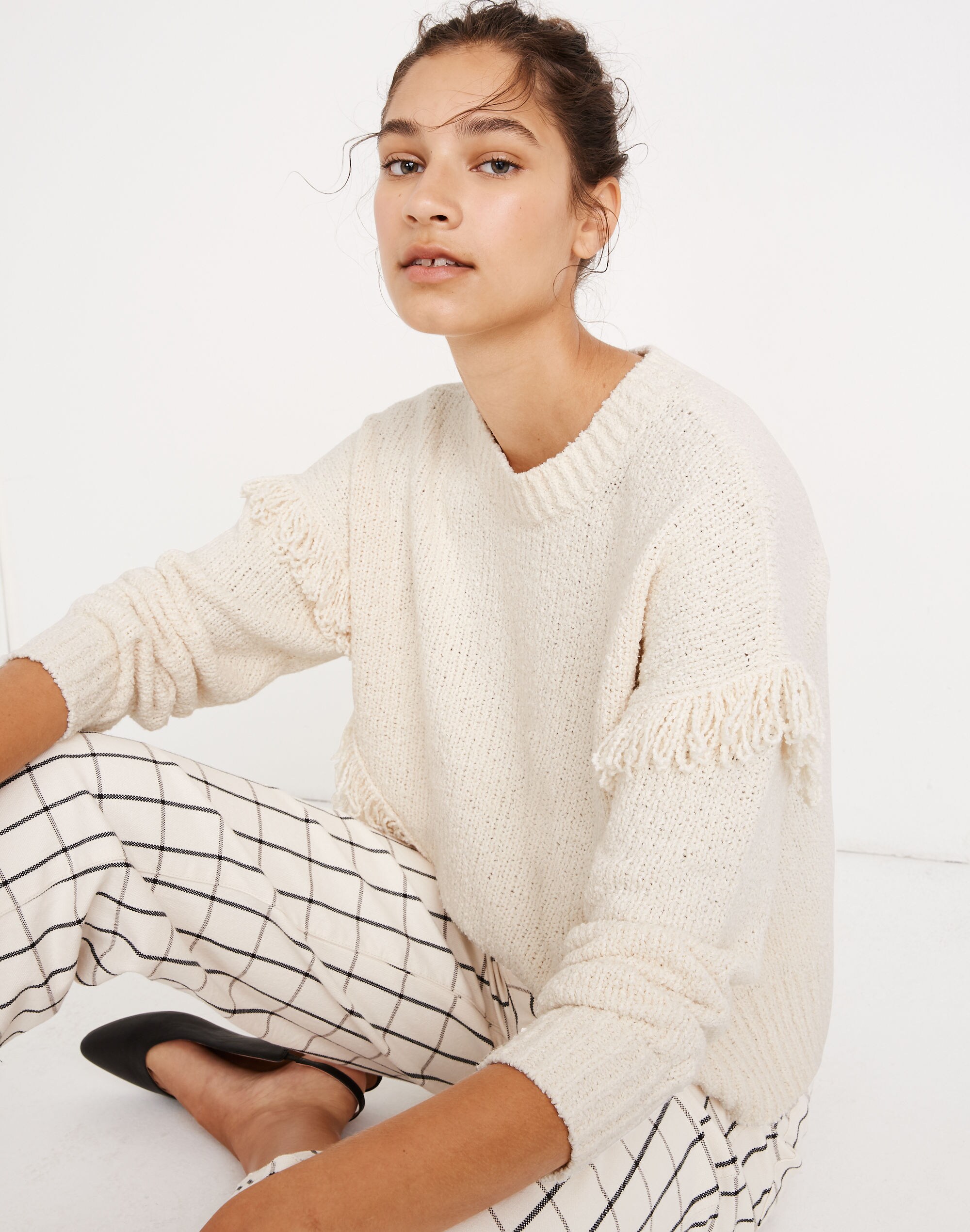 Montford Fringe Pullover Sweater