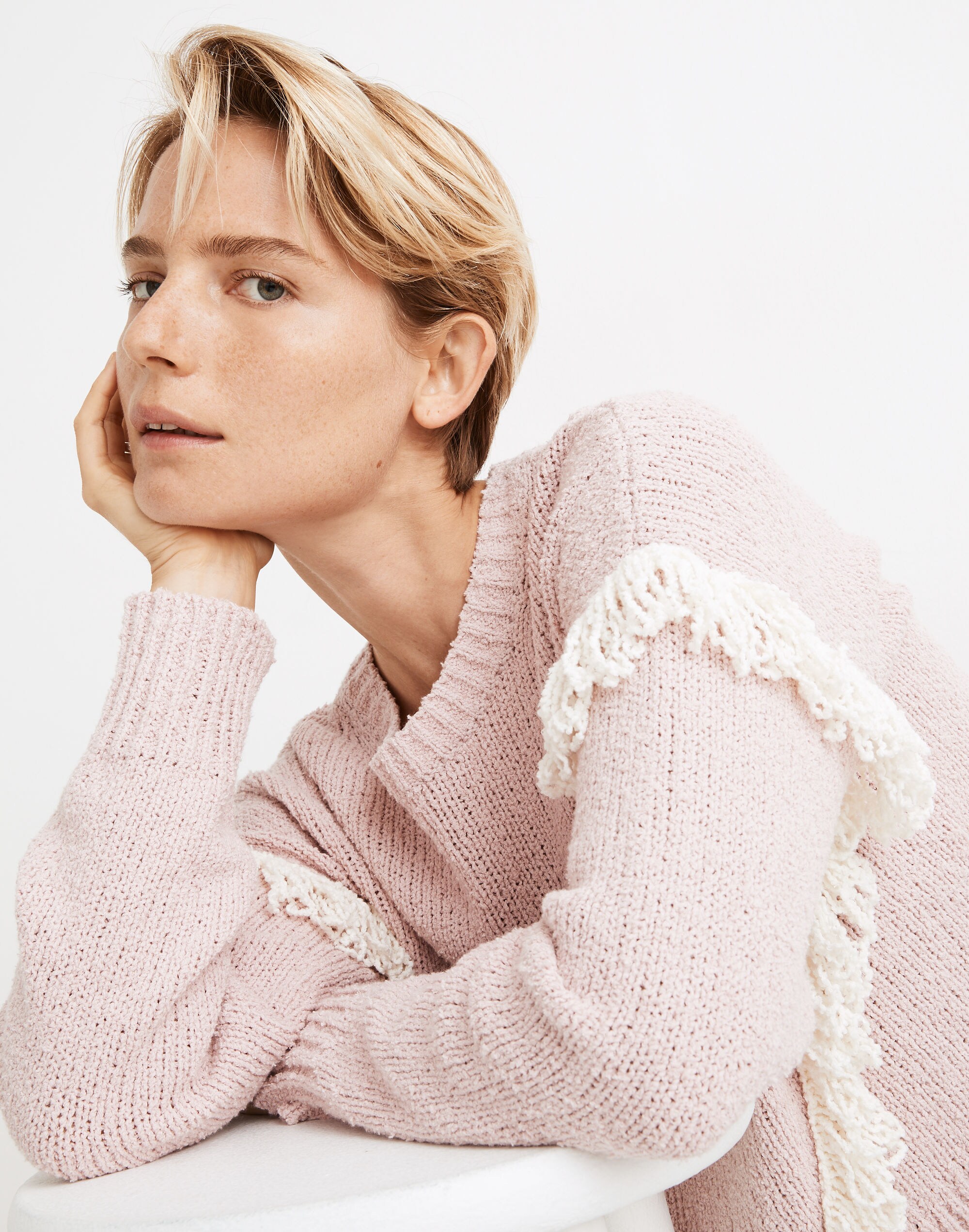 Montford Fringe Pullover Sweater