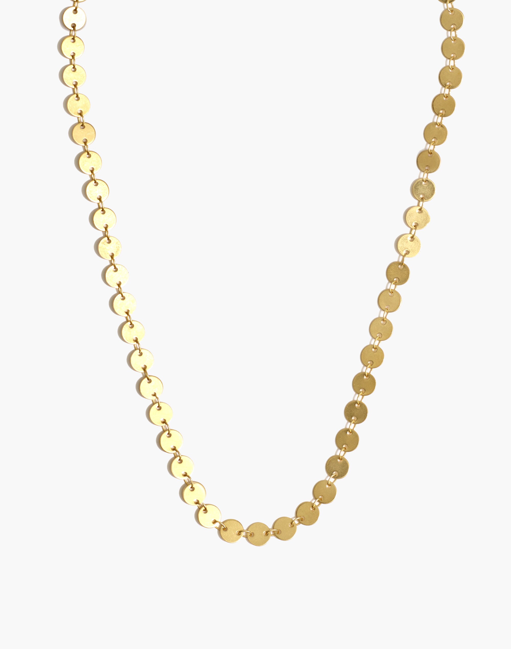 Disc Chain Necklace