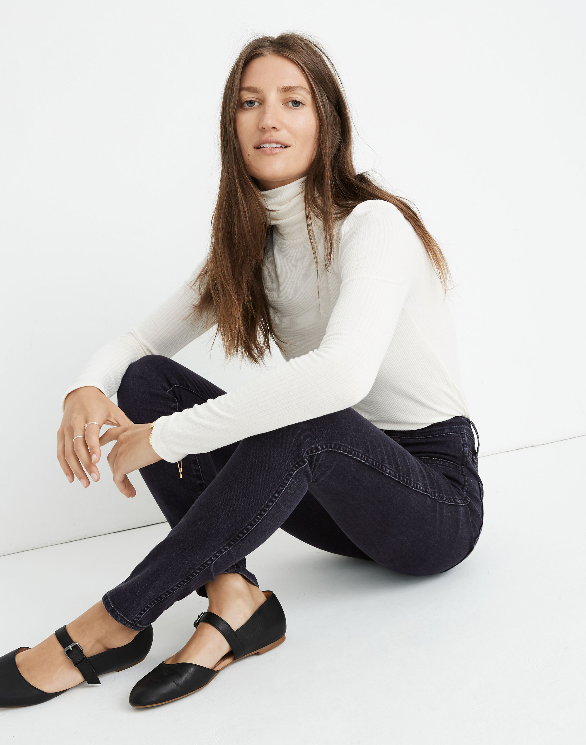 10" High-Rise Skinny Jeans in Eclipse Wash