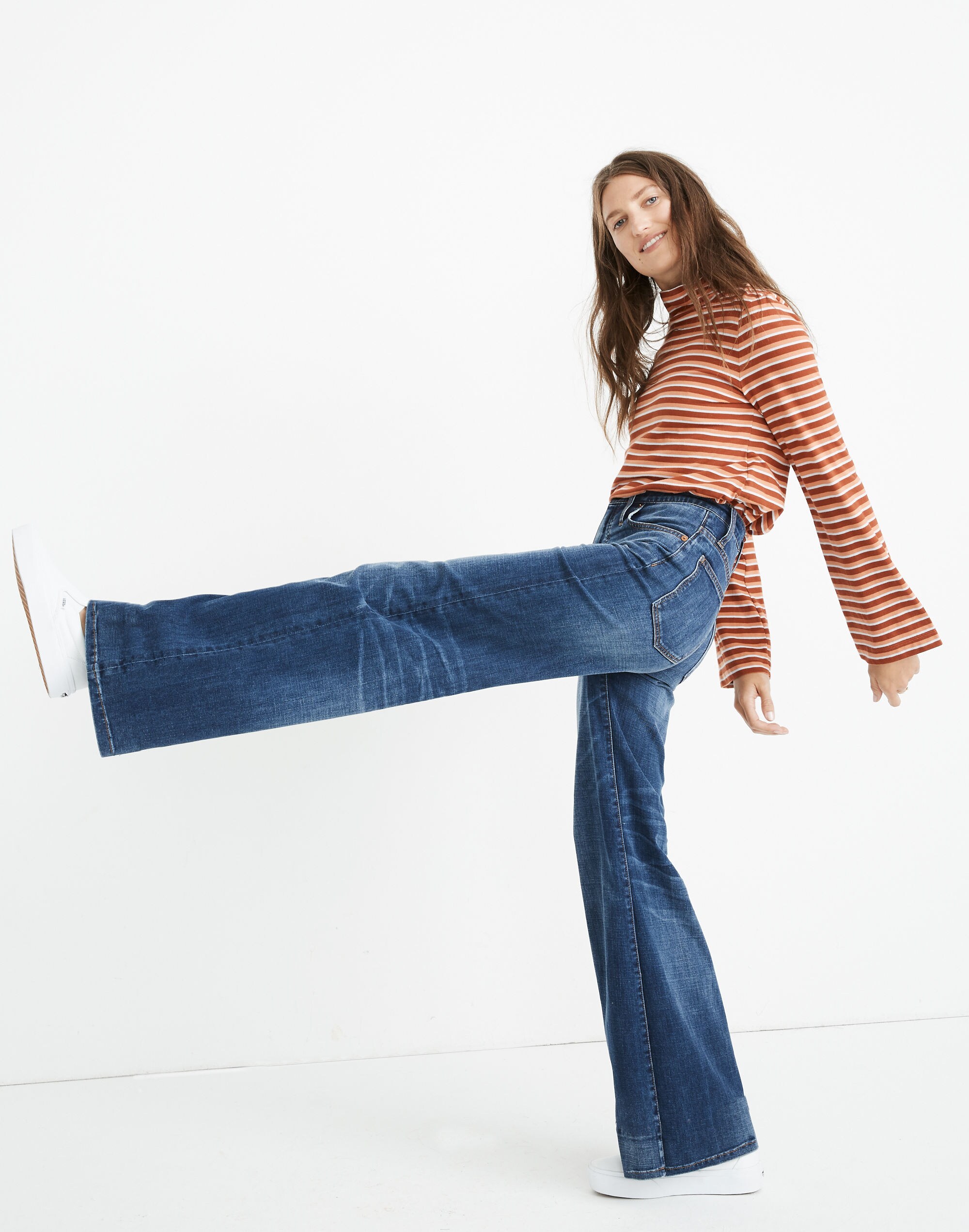 Wide-Leg Jeans in Clearwood Wash