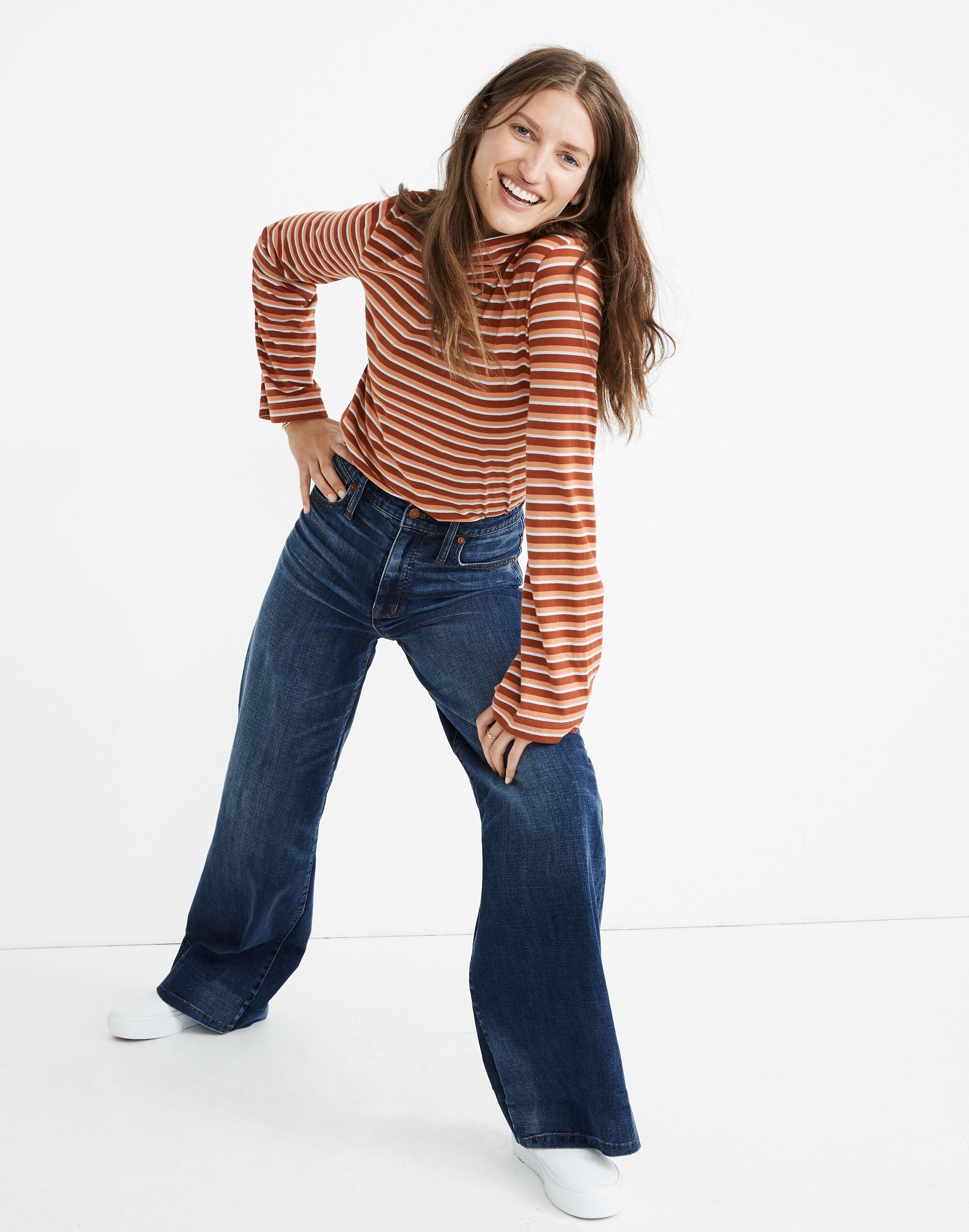 Wide-Leg Jeans in Clearwood Wash