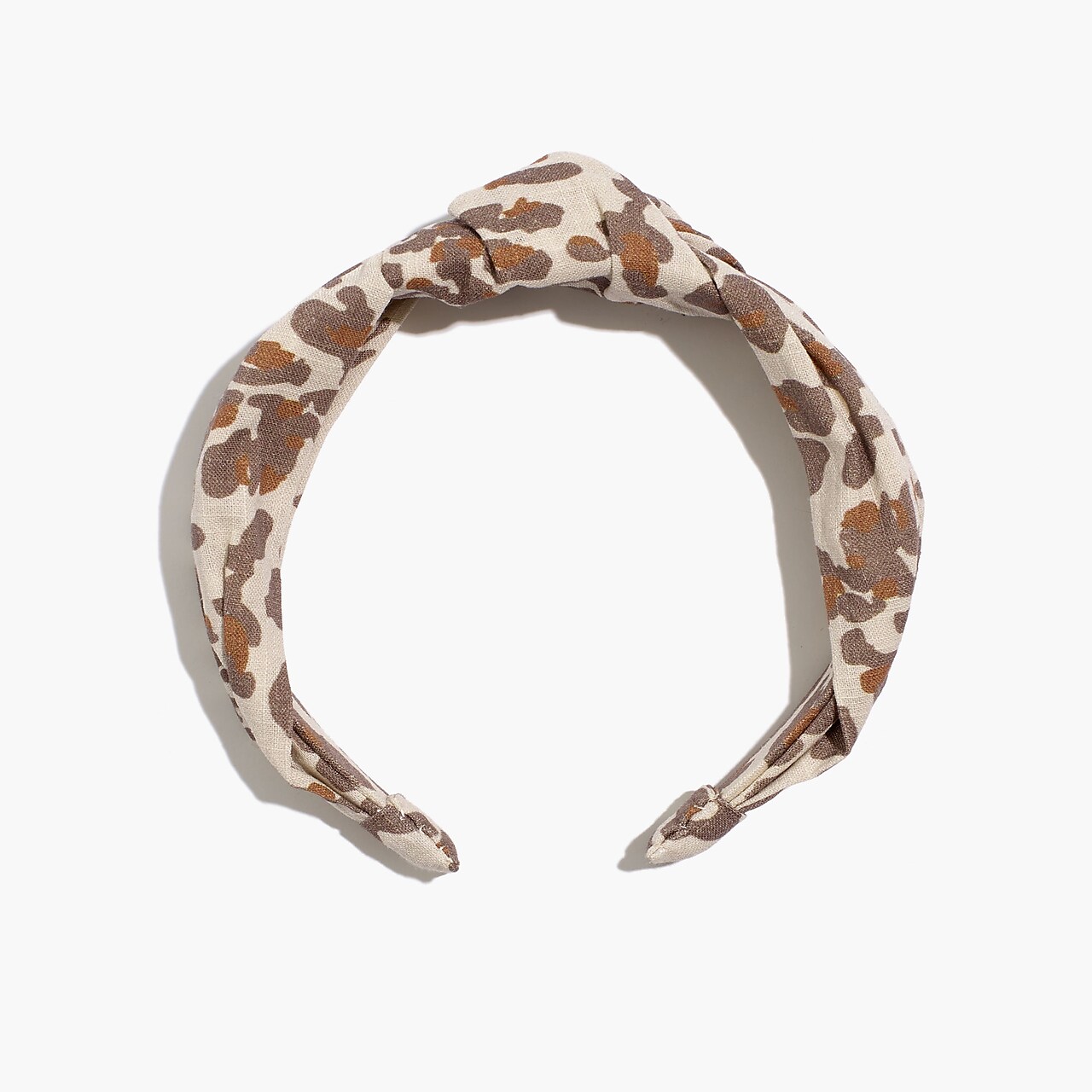 Mw Knotted Covered Headband In Ashen Sand Multi