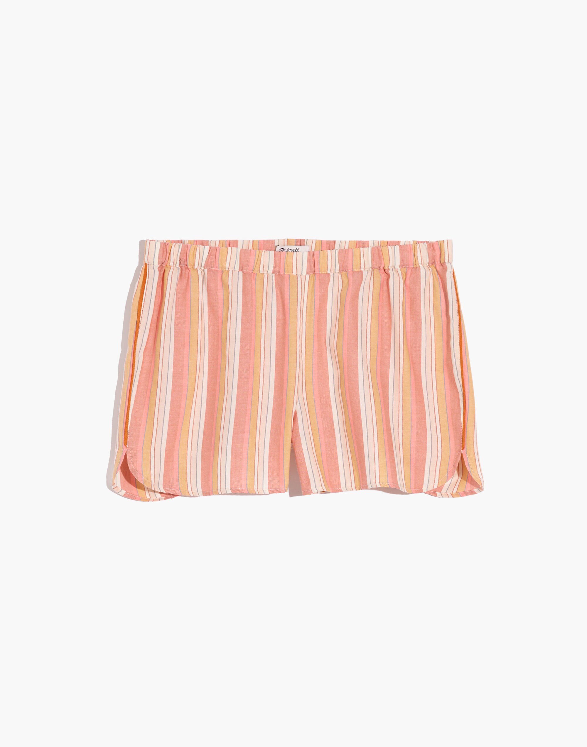 Bedtime Pajama Shorts in Rainbow Stripe