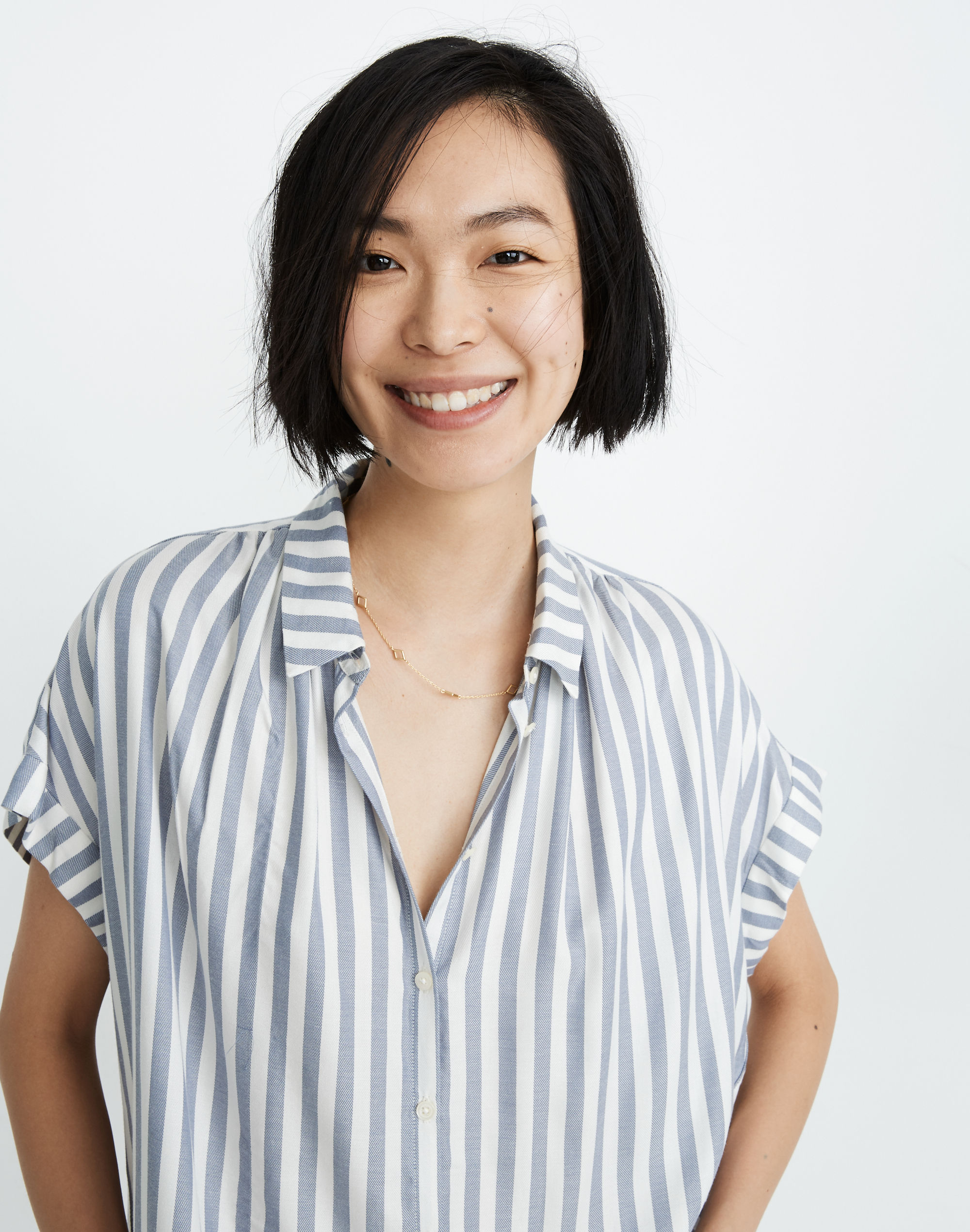 Central Shirt in Pompano Stripe