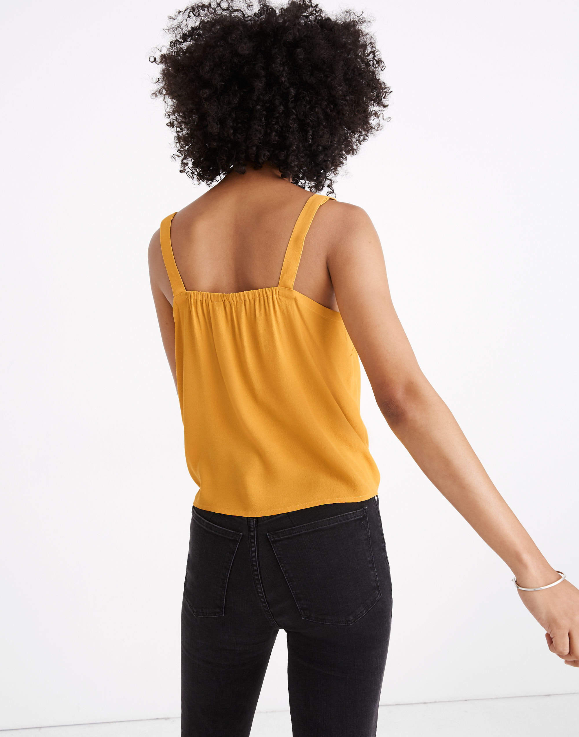 Button-Front Tie Tank