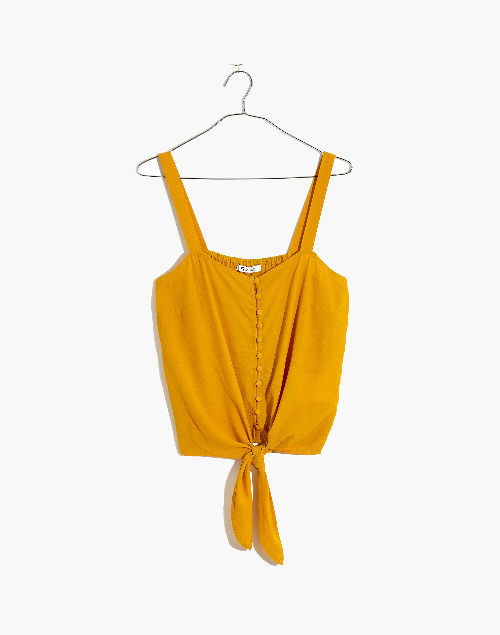 Button-Front Tie Tank