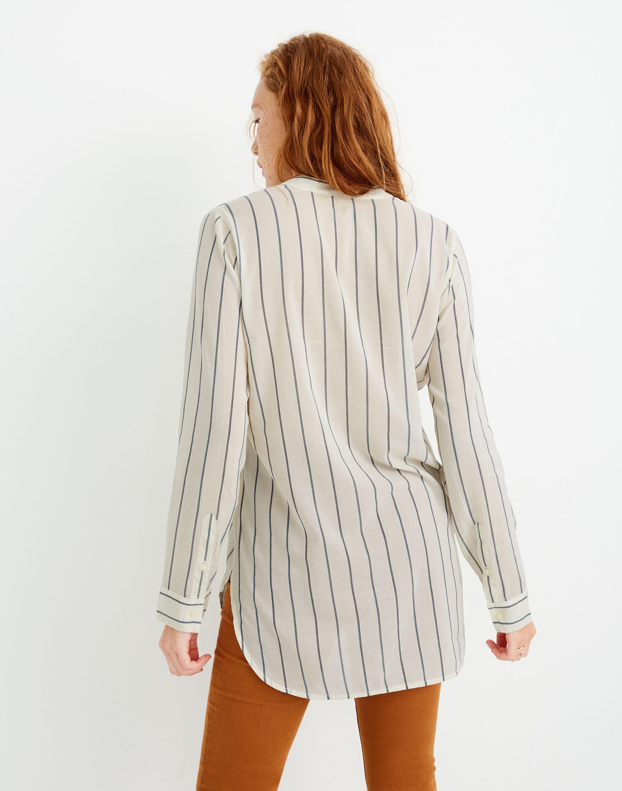 Wellspring Tunic Popover Shirt in Stripe