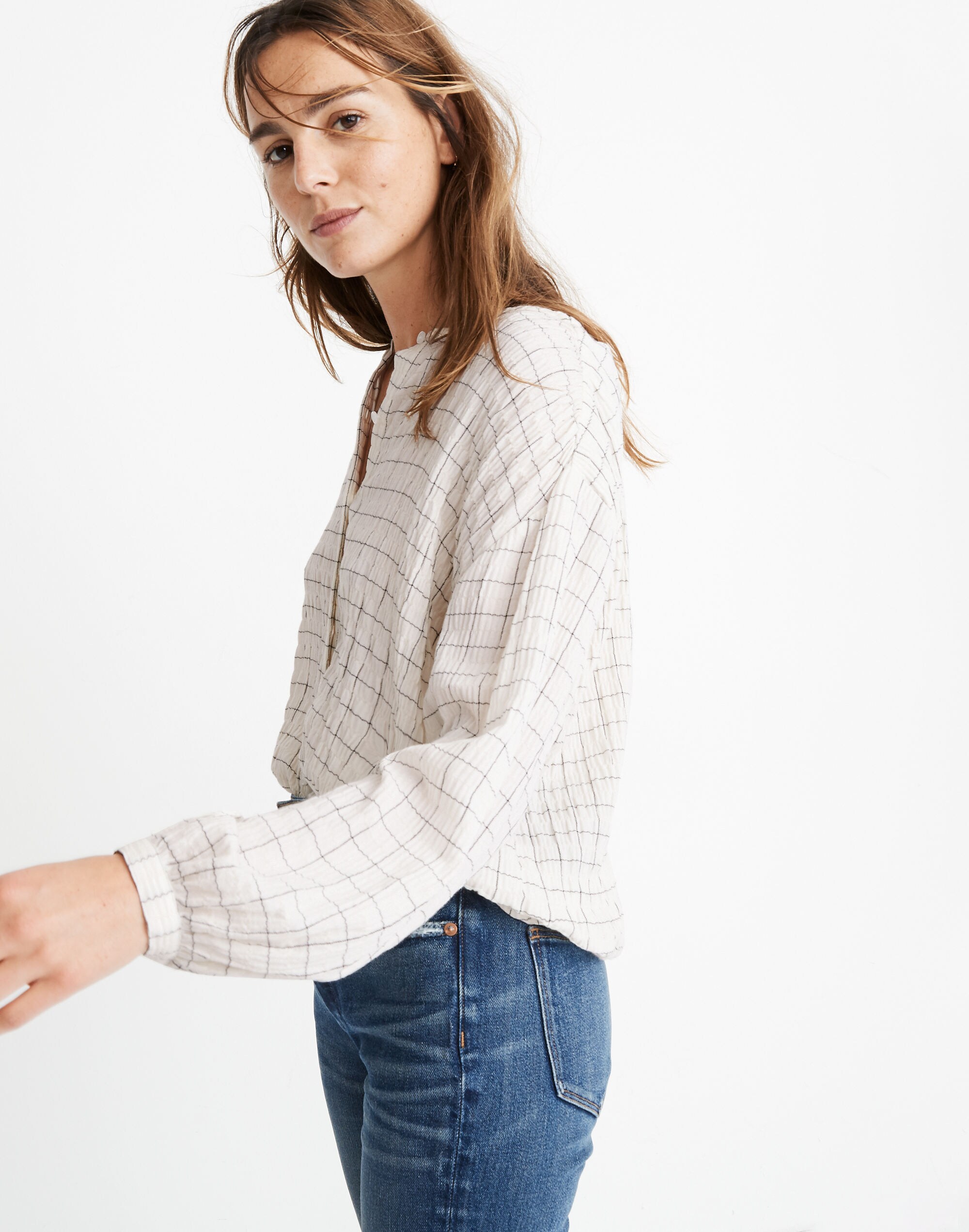 Meadow Shirt in Windowpane