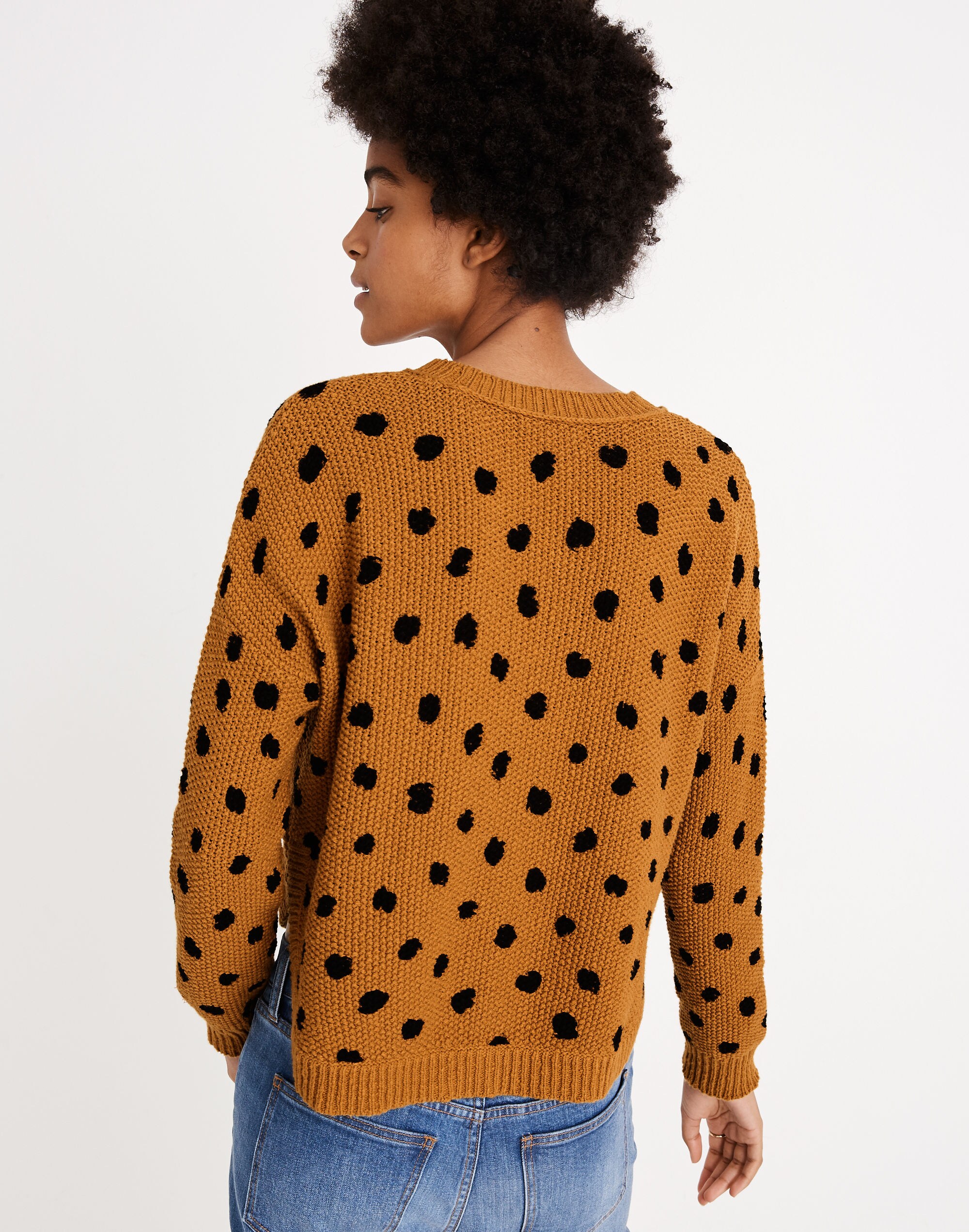 Painted Spots Pullover Sweater