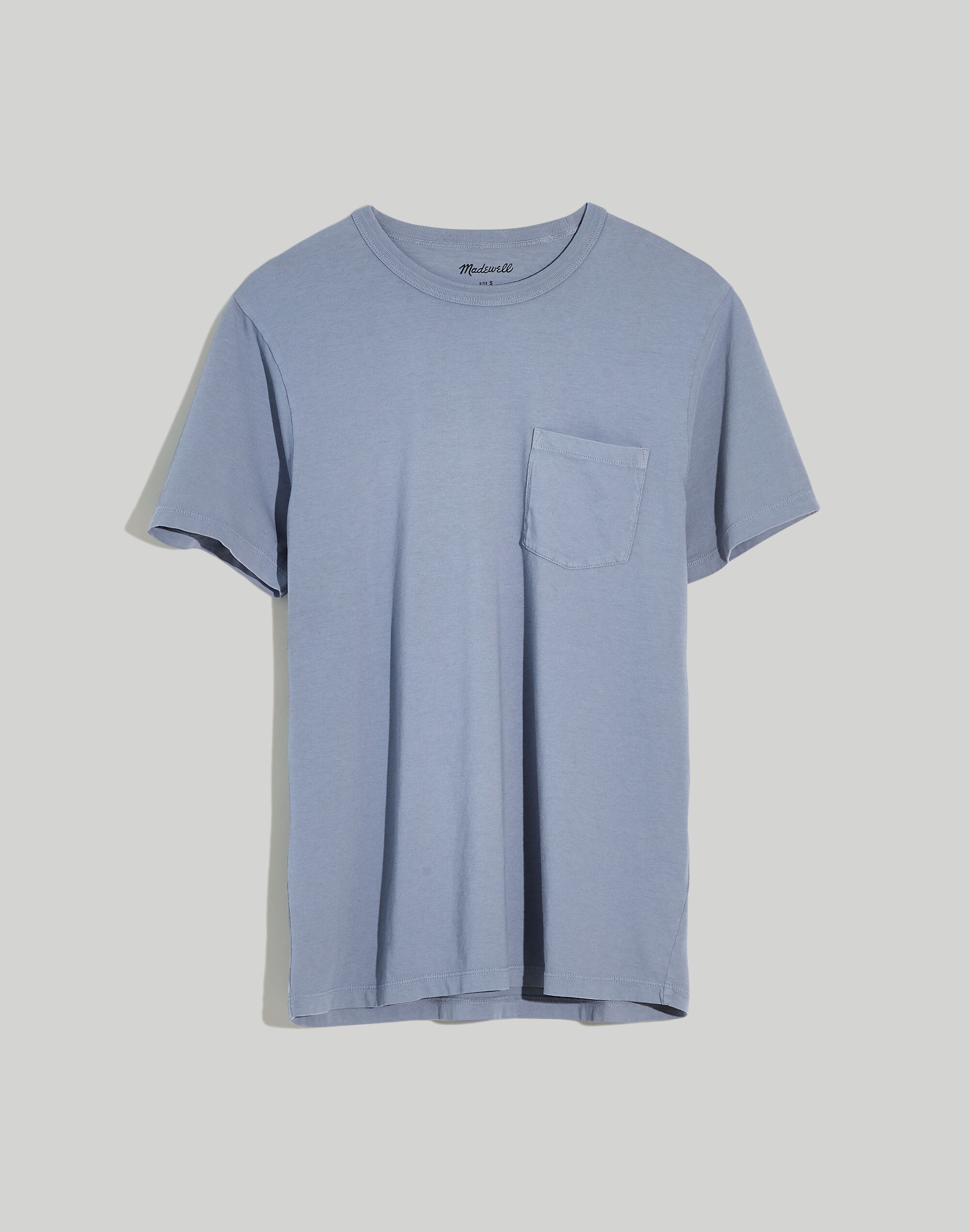 Garment-Dyed Allday Crewneck Pocket Tee