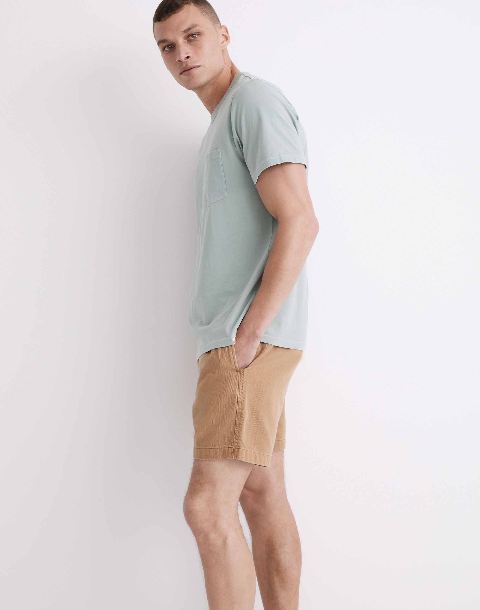 Garment-Dyed Allday Crewneck Pocket Tee